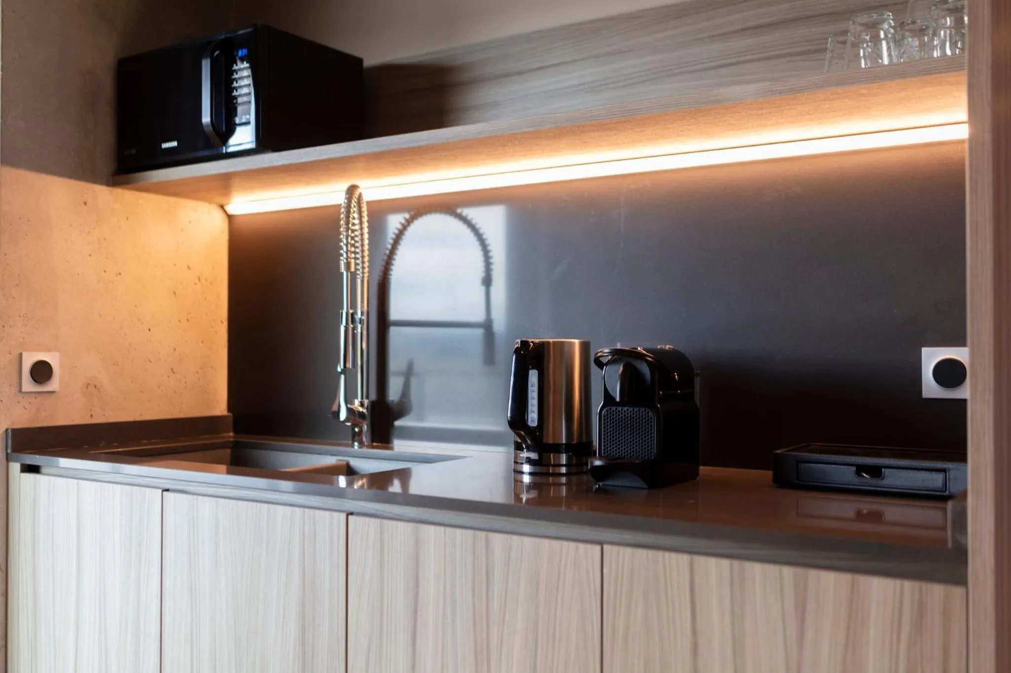 Kitchen or kitchenette in Ki Space Hotel & Spa - near Disneyland Paris