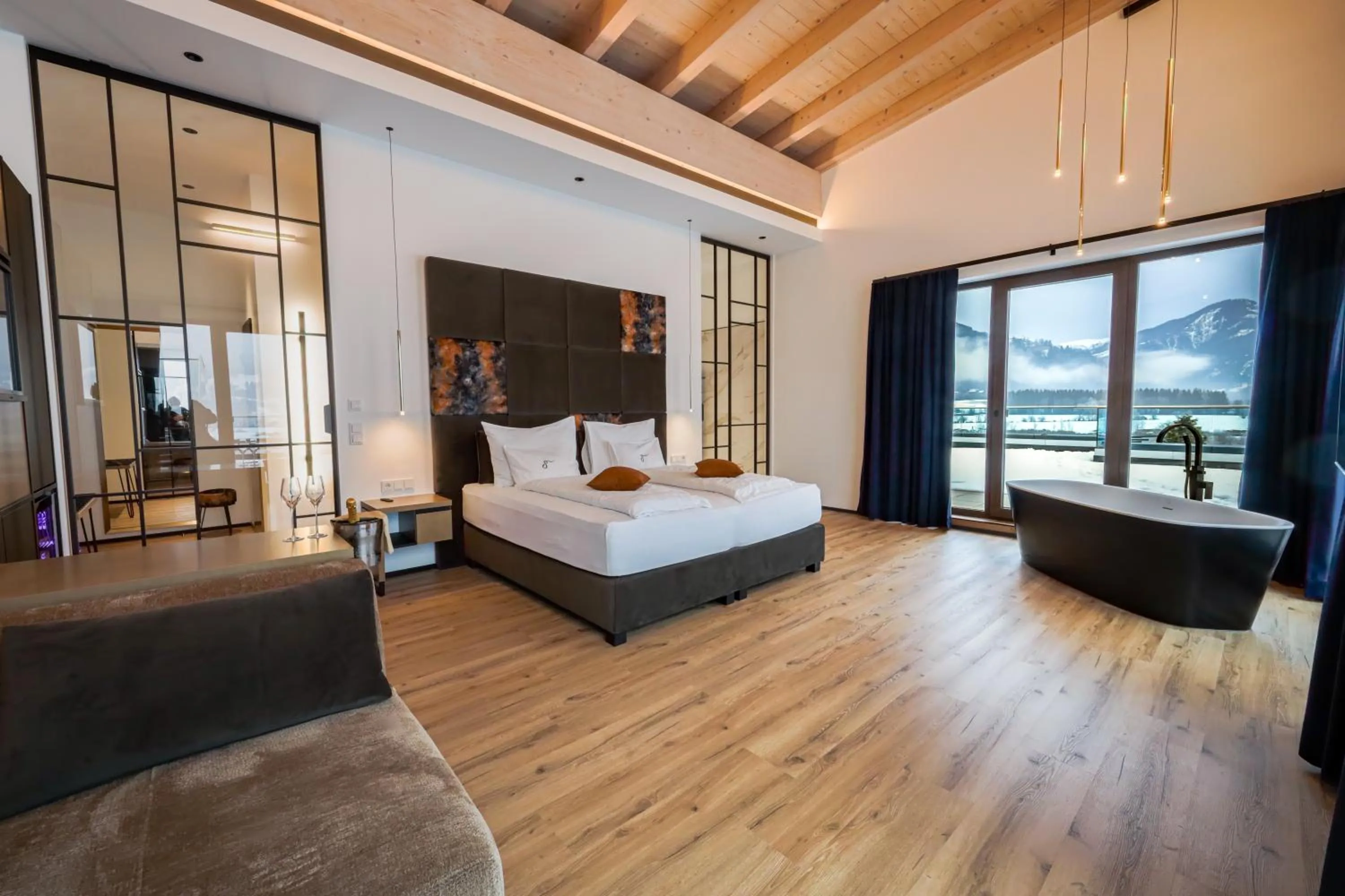 Bed in Sonja Alpine Resort