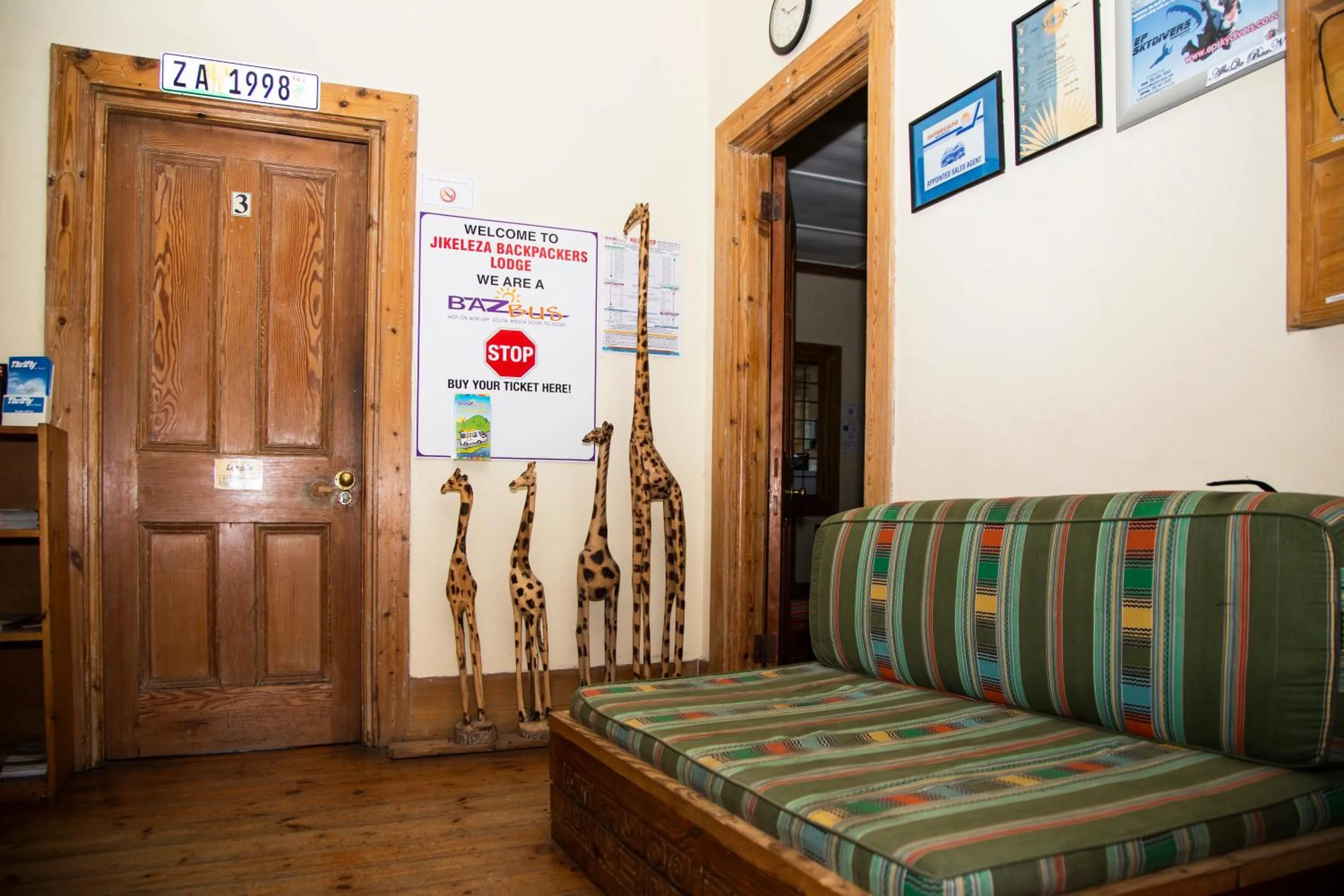 Lobby or reception in Jikeleza Lodge