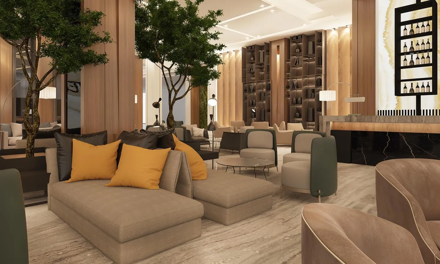 Lobby or reception in Klajdi Resort & SPA