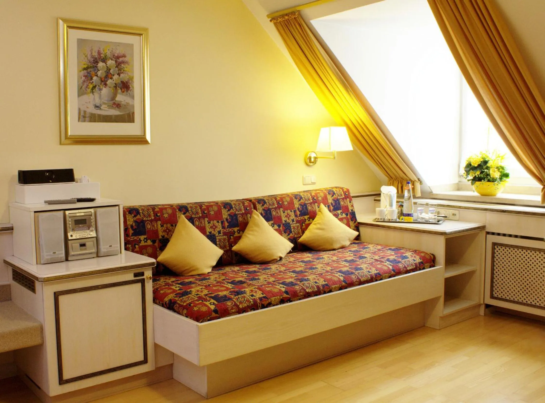 Seating area in AppartementPension Zum Zacherl