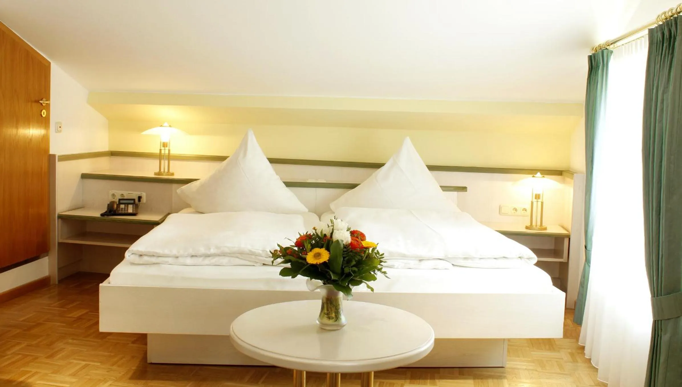 Bedroom, Bed in AppartementPension Zum Zacherl