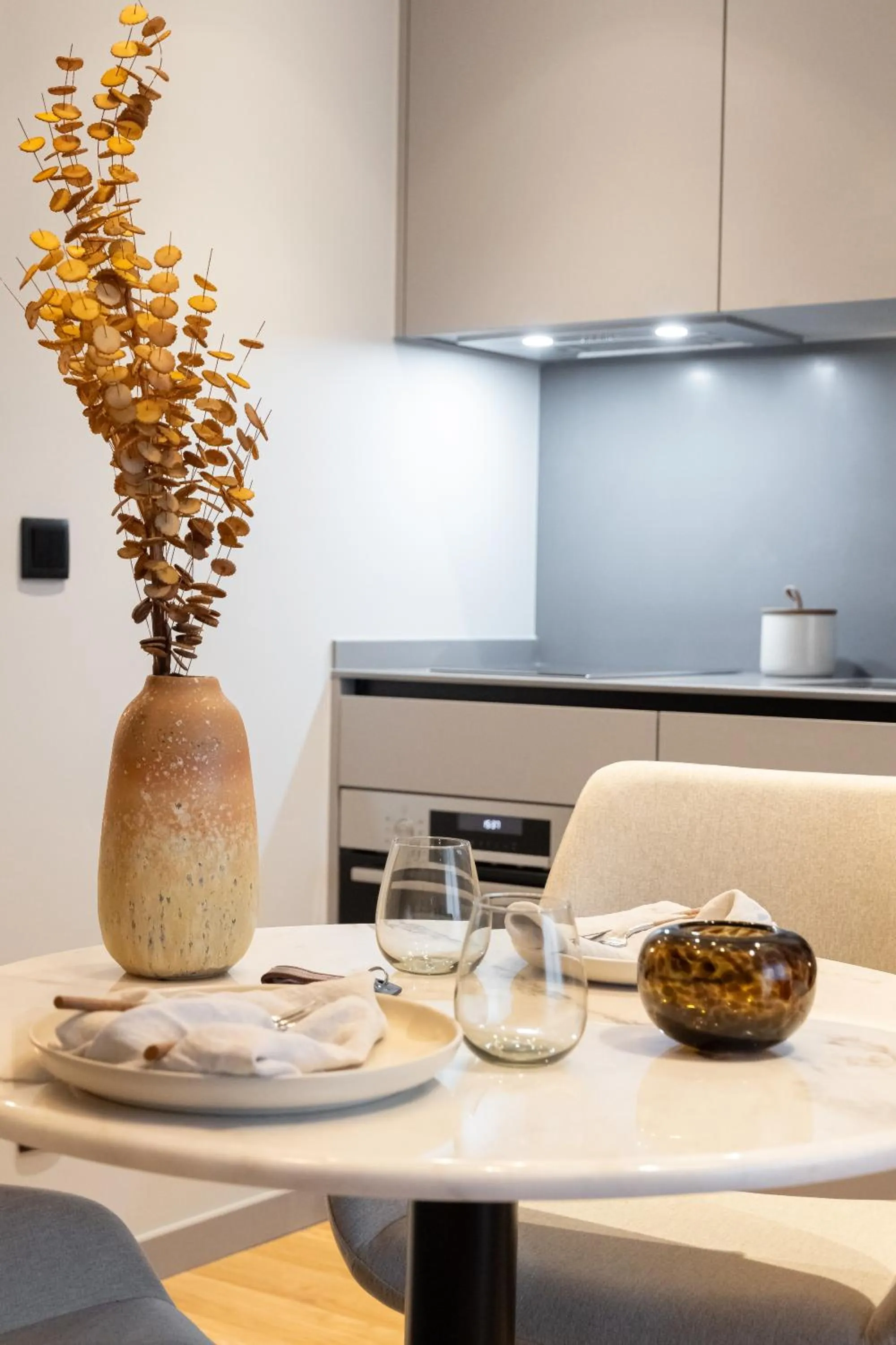 Kitchen or kitchenette in Nôma Living Icon Apartments