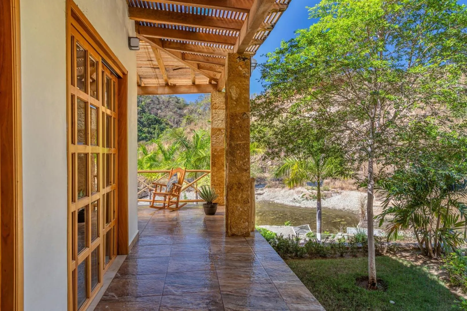 Garden view in La Dulce Vista Hotel & Villas - Sierra Madre Puerto Vallarta