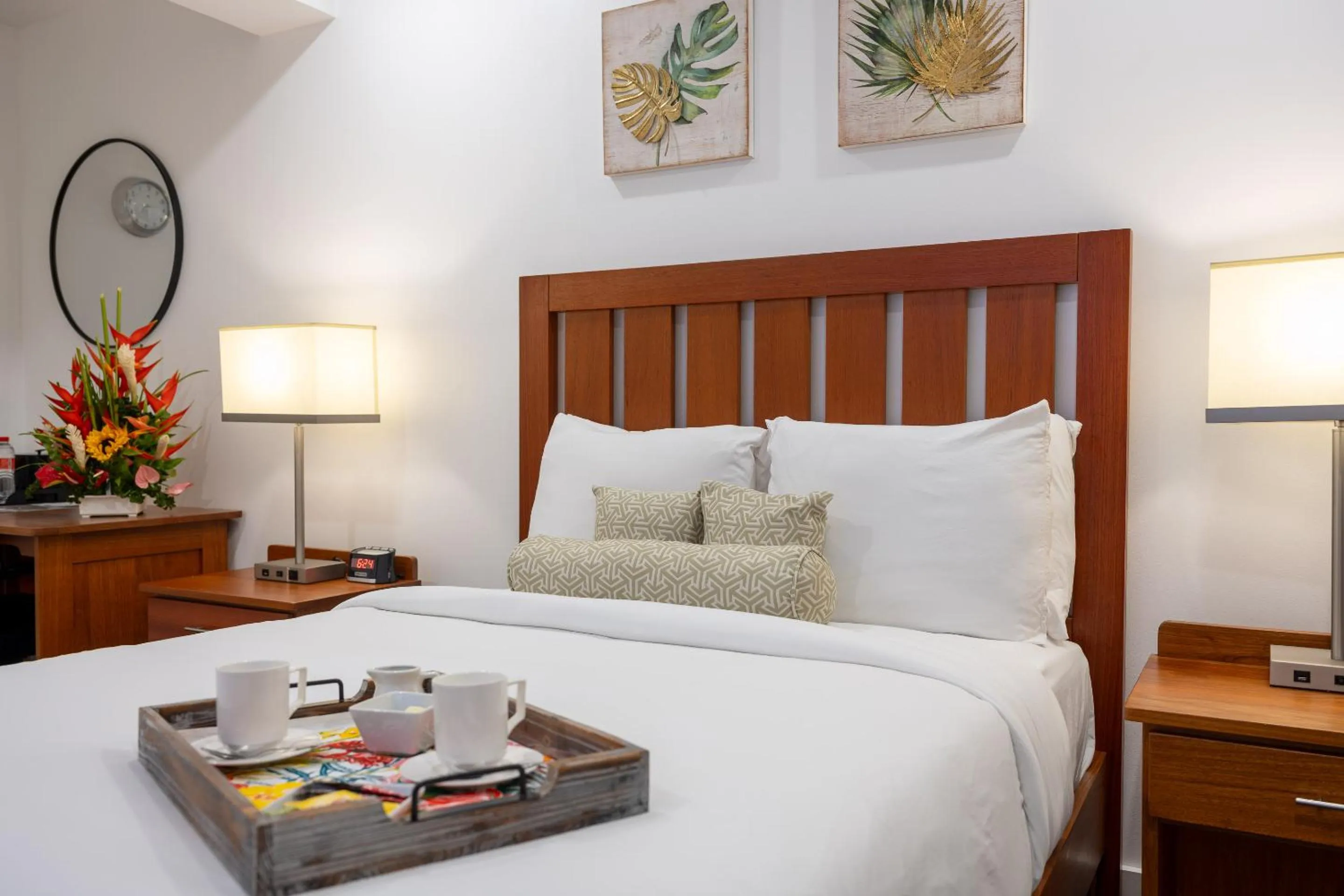 Bed in Grand Coastal Hotel