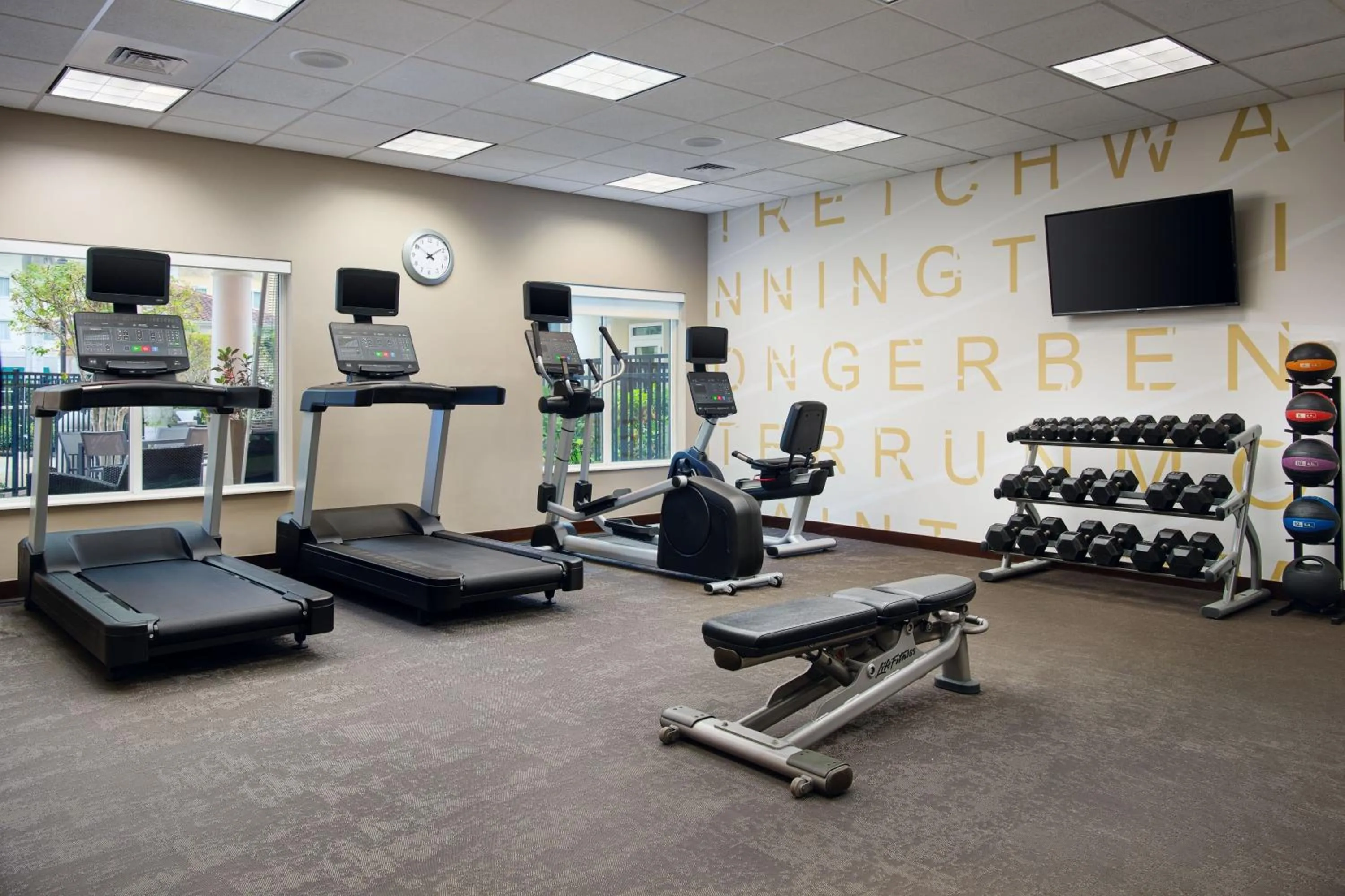 Fitness centre/facilities in Residence Inn by Marriott Fort Myers at I-75 and Gulf Coast Town Center
