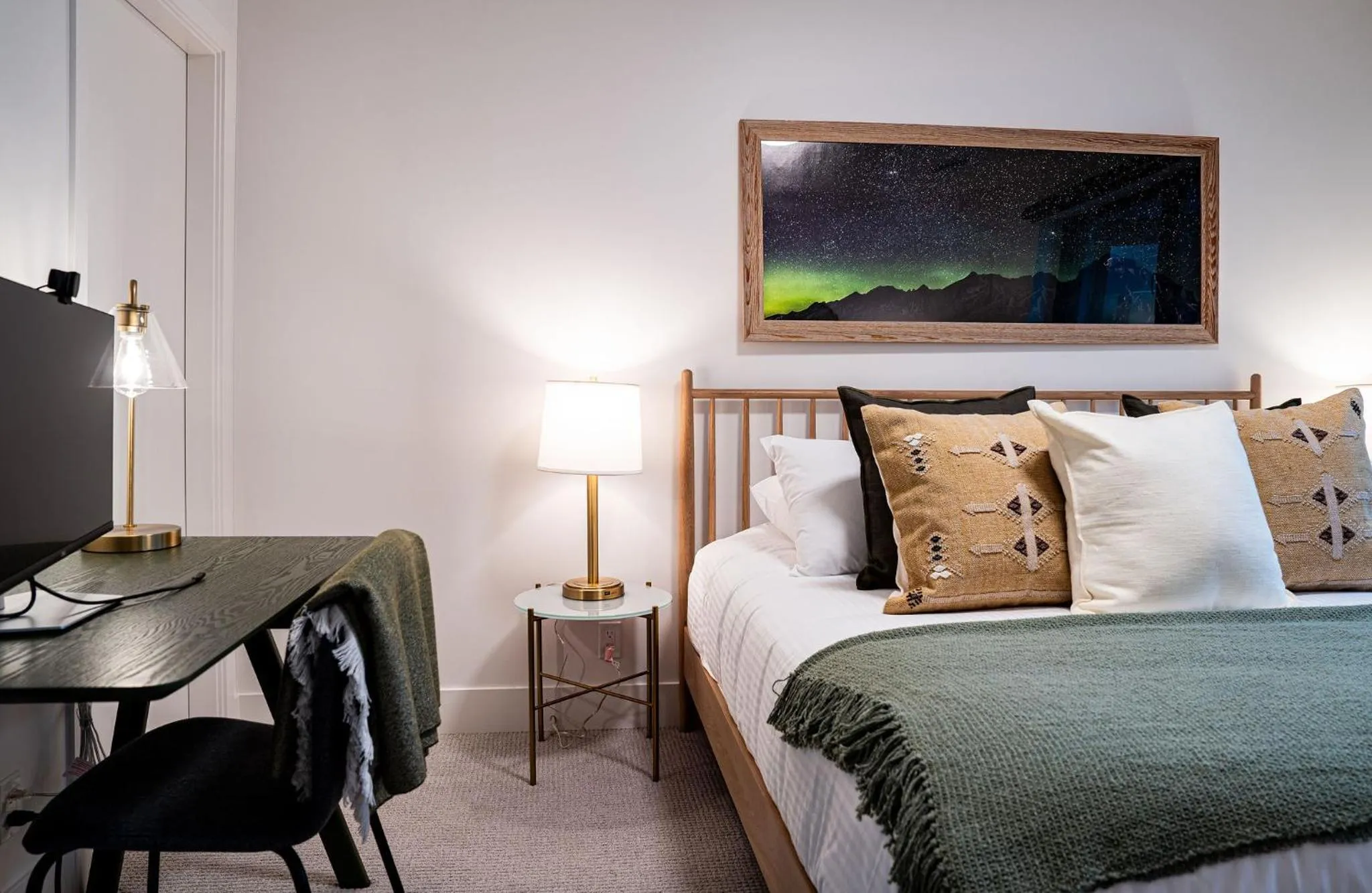 Bed in Powder Pines Retreat by Revelstoke Vacations