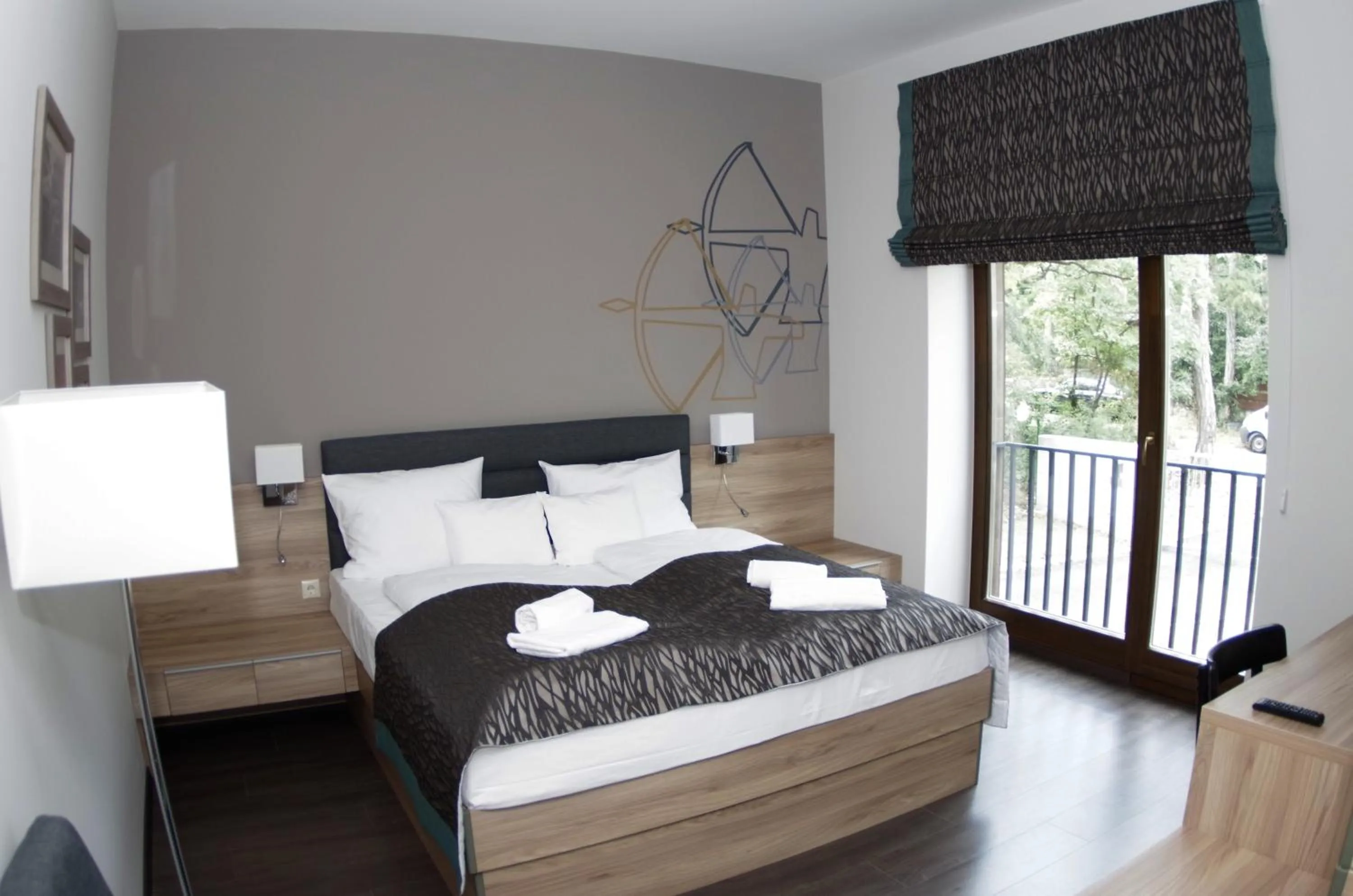 Bed in Hotel Therapia