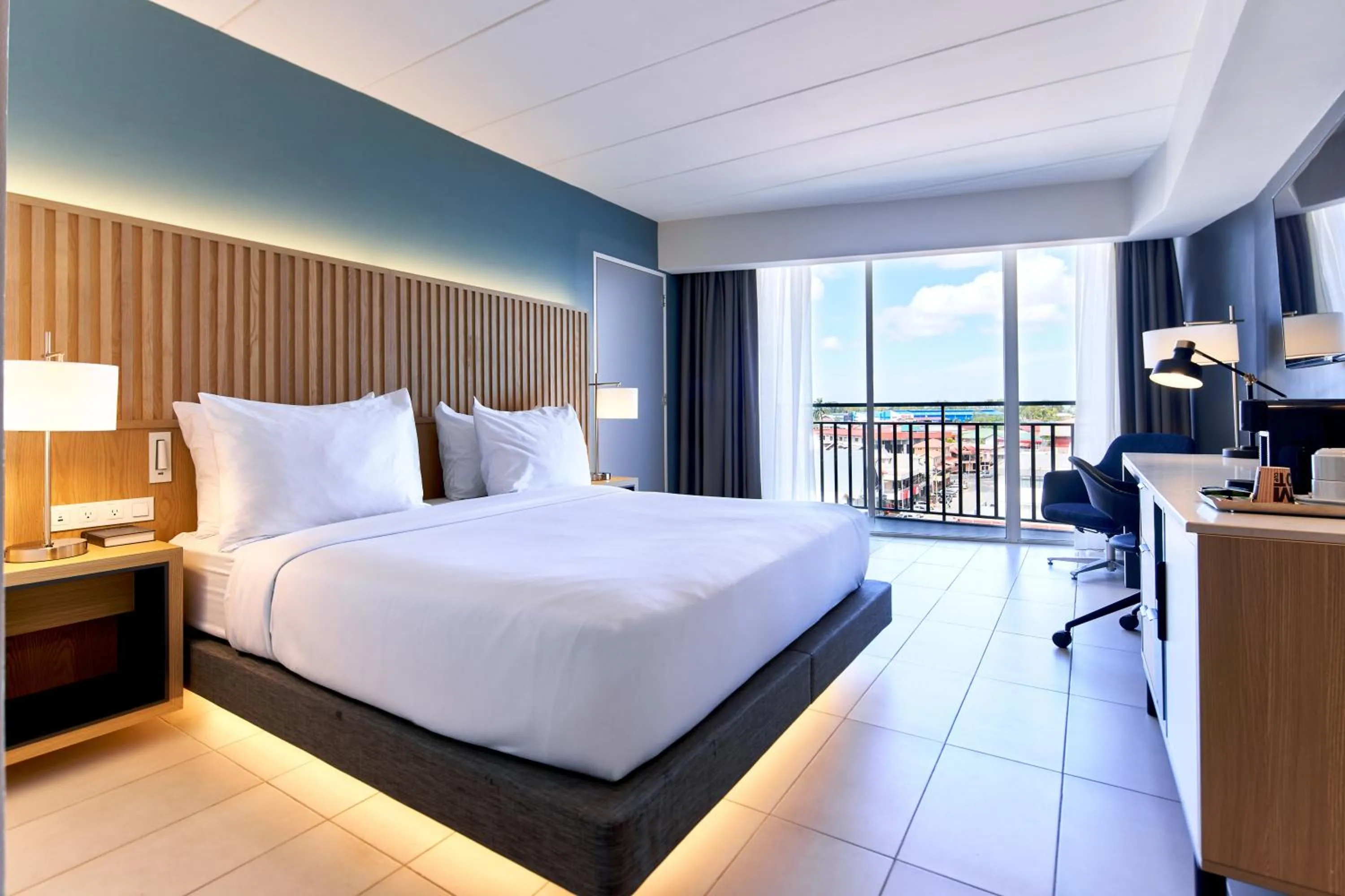 Bed in Radisson Hotel Paramaribo