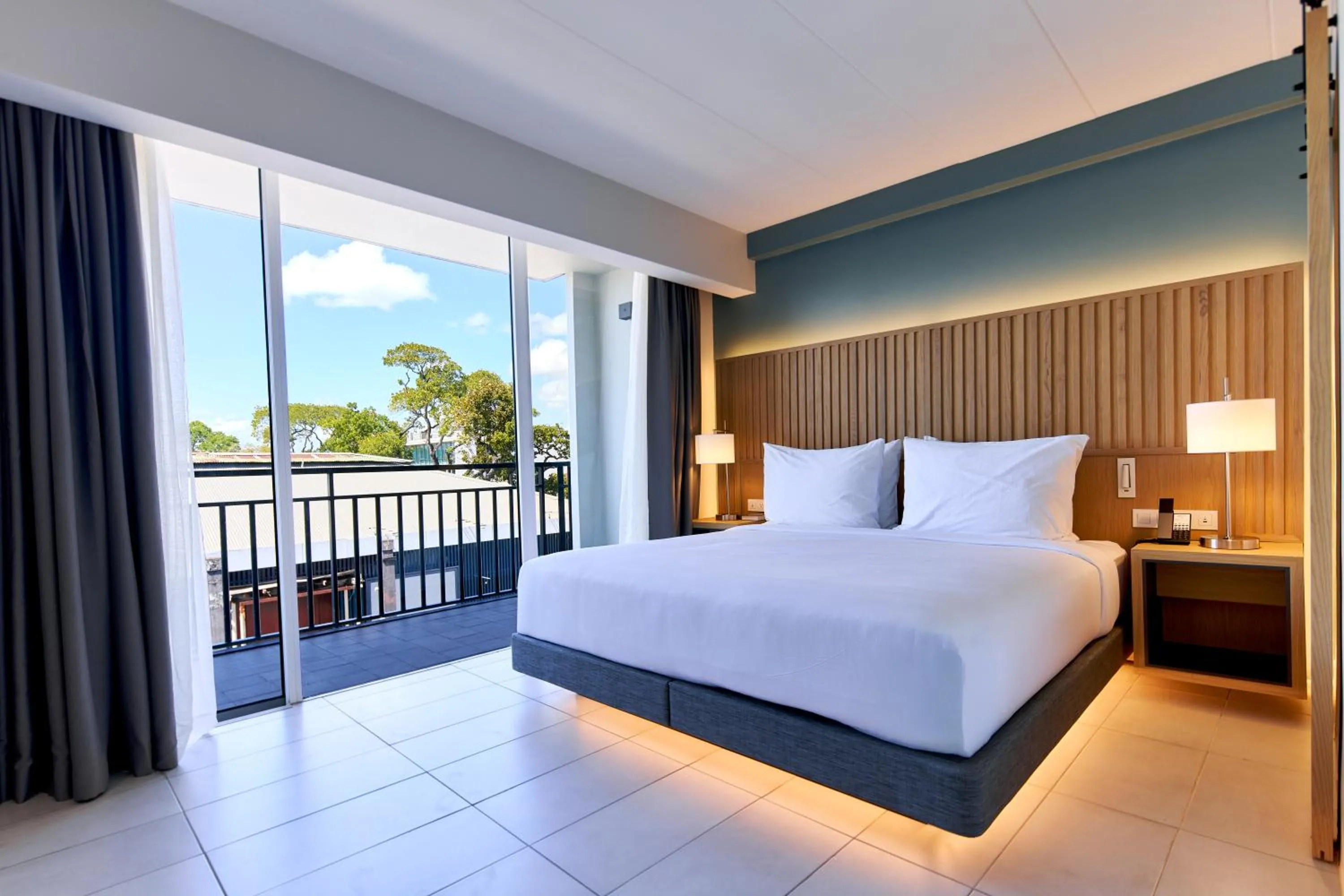 Bed in Radisson Hotel Paramaribo