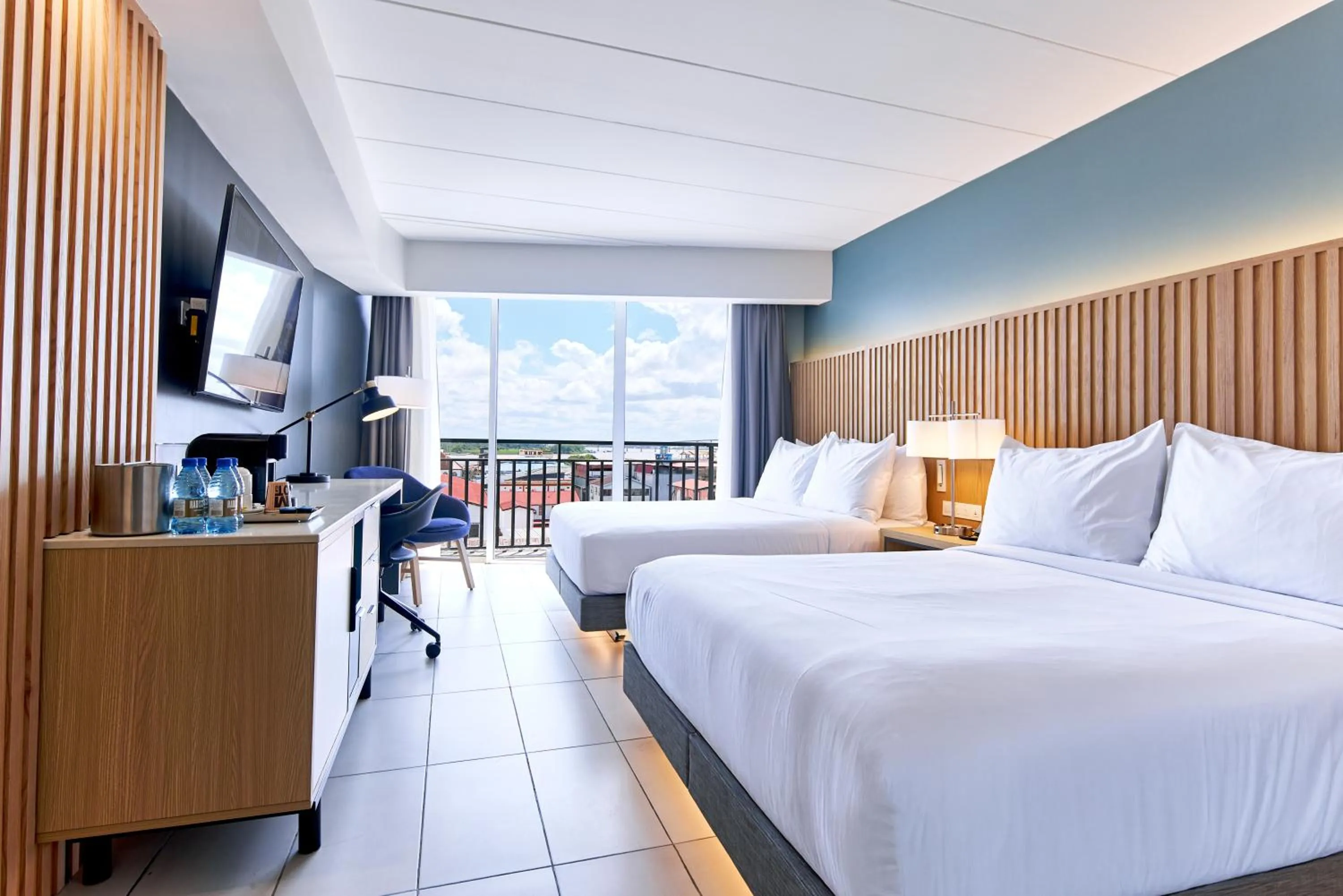 Bed in Radisson Hotel Paramaribo