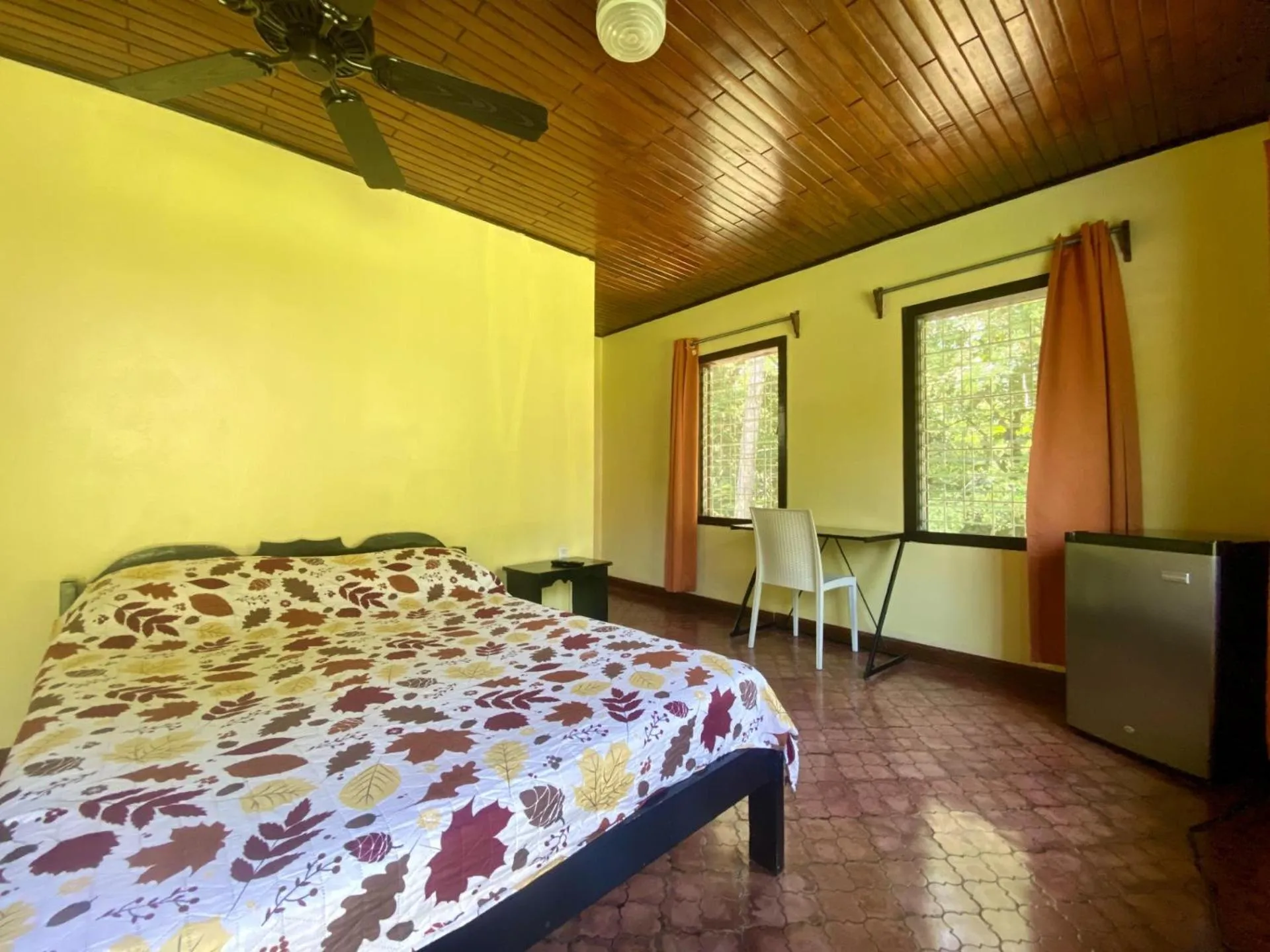 Bed in La Purruja Lodge