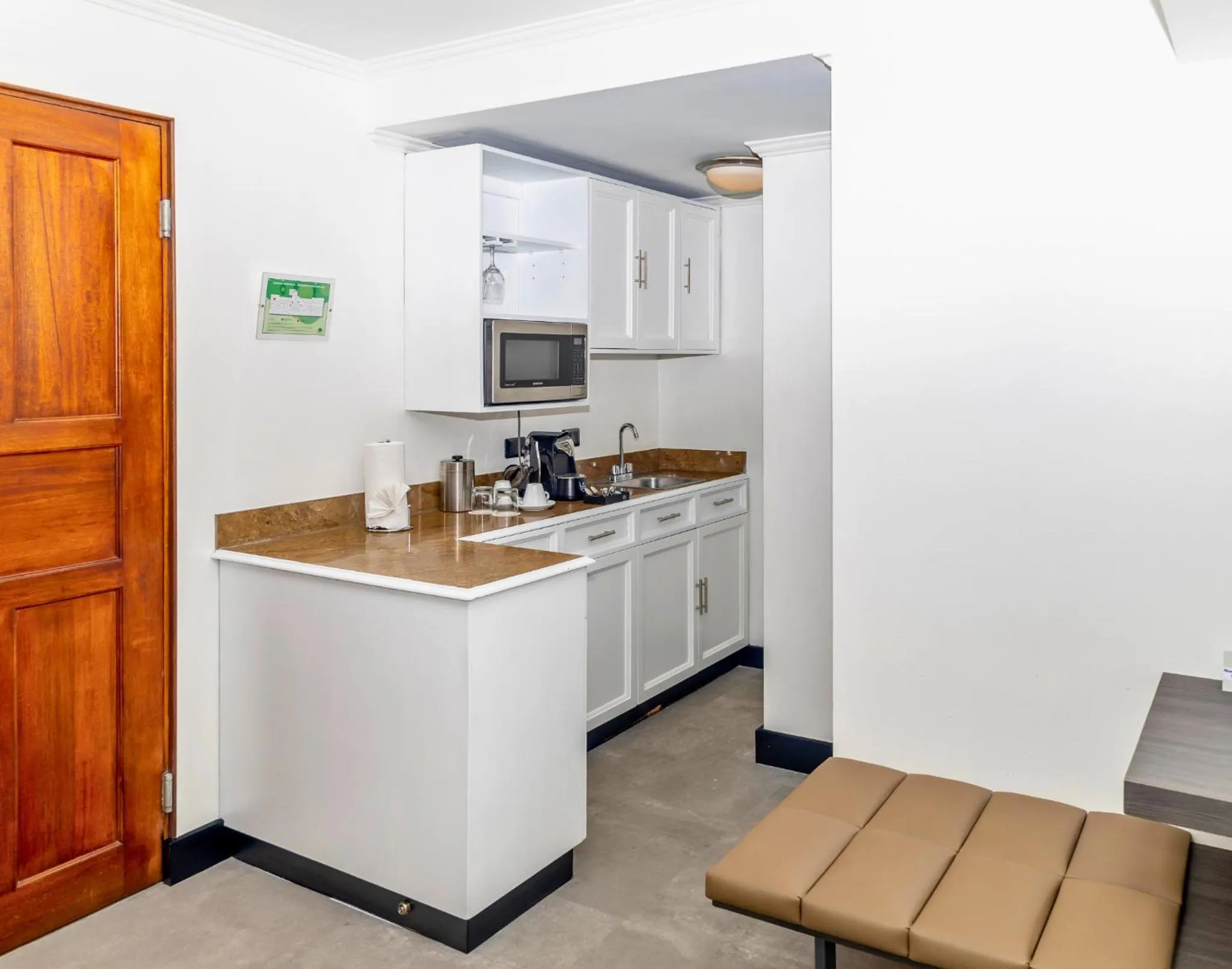 Kitchen or kitchenette in Parque del Lago Boutique Hotel