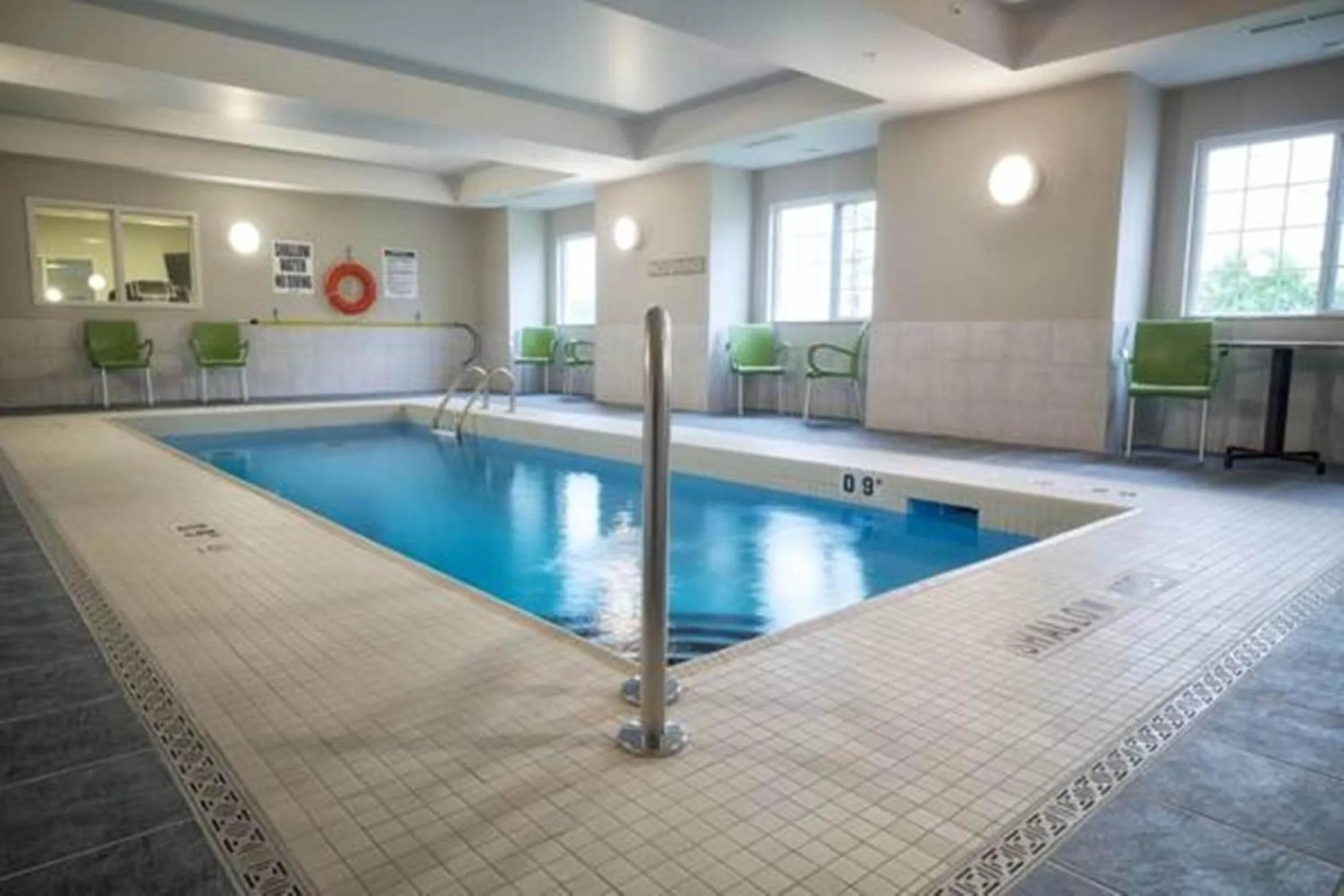 Swimming pool in Microtel Inn & Suites Sault Ste. Marie
