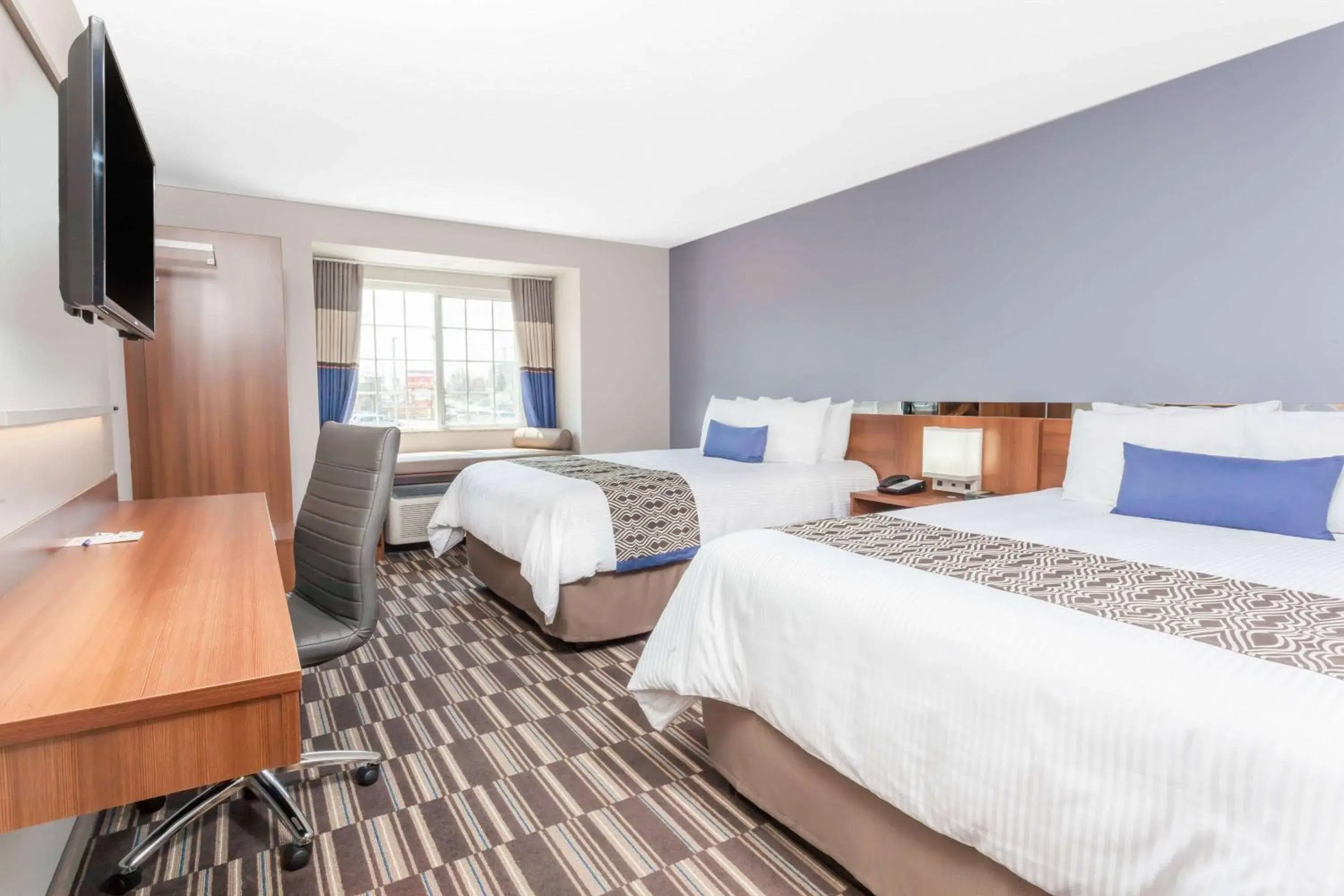 Deluxe Queen Room with Two Queen Beds - Disability Access - Non-Smoking in Microtel Inn & Suites Sault Ste. Marie Deluxe Queen Room with Two Queen Beds - Disability Access - Non-Smoking in Microtel Inn & Suites Sault Ste. Marie