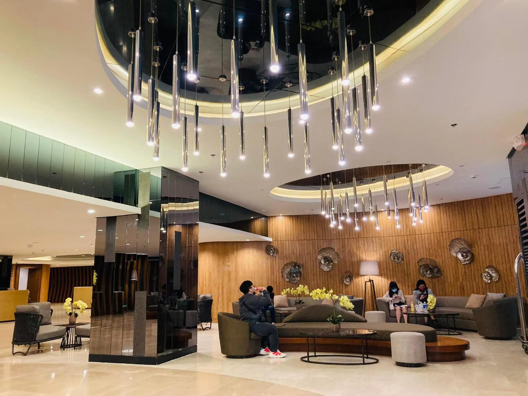 Lobby or reception in Shore Residences MOA Dynastel Staycation