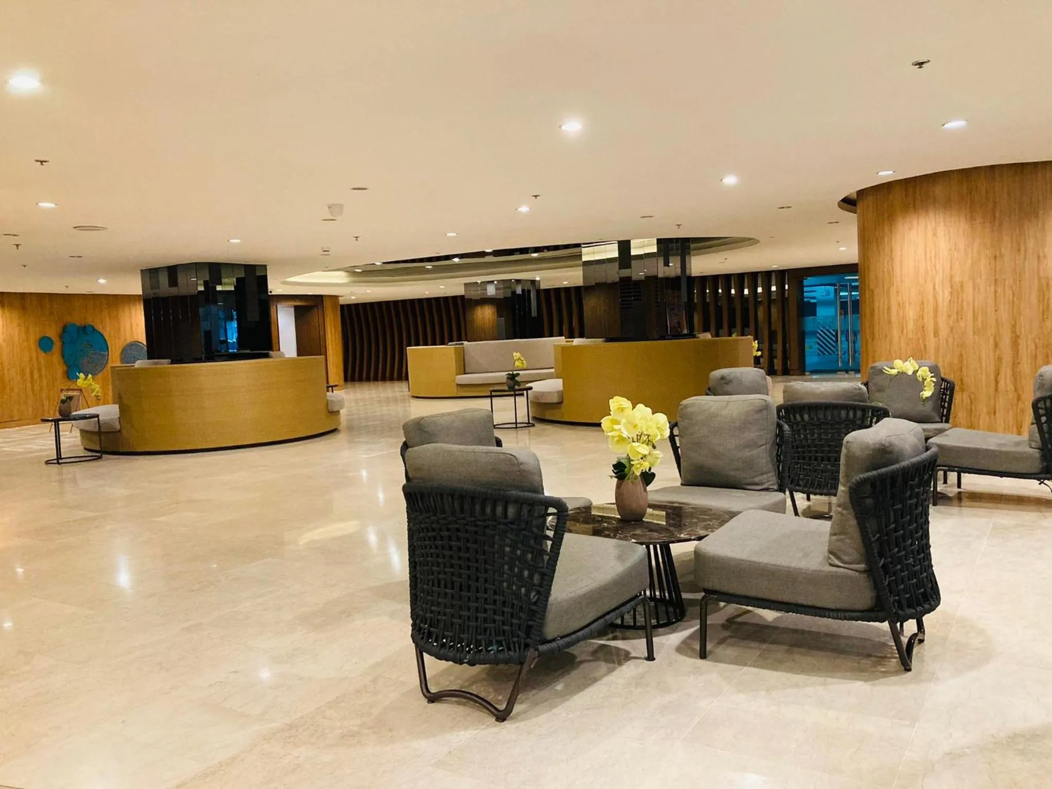 Lobby or reception in Shore Residences MOA Dynastel Staycation