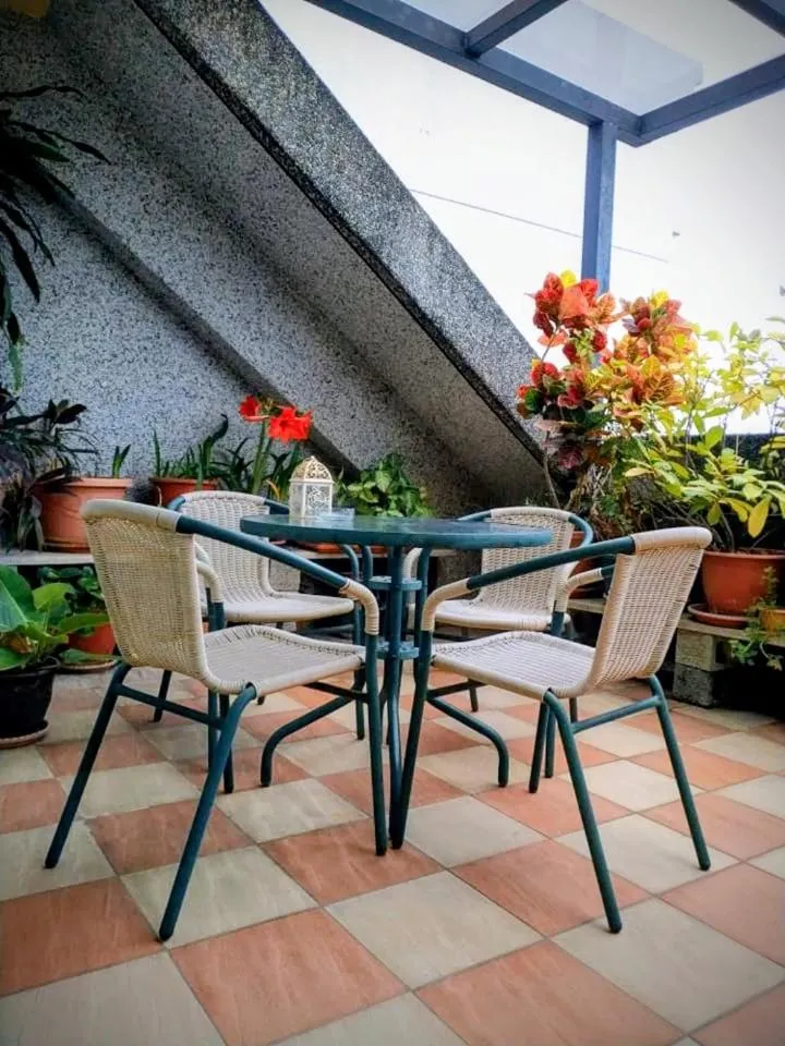 Balcony/Terrace in 水悅雅築民宿 Shuiyue Guest House