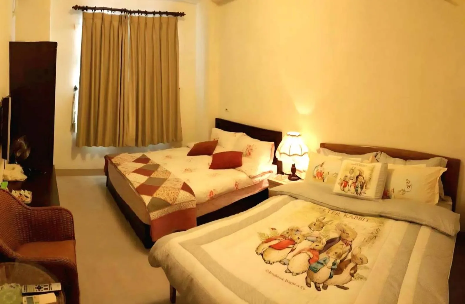 Bed in 水悅雅築民宿 Shuiyue Guest House