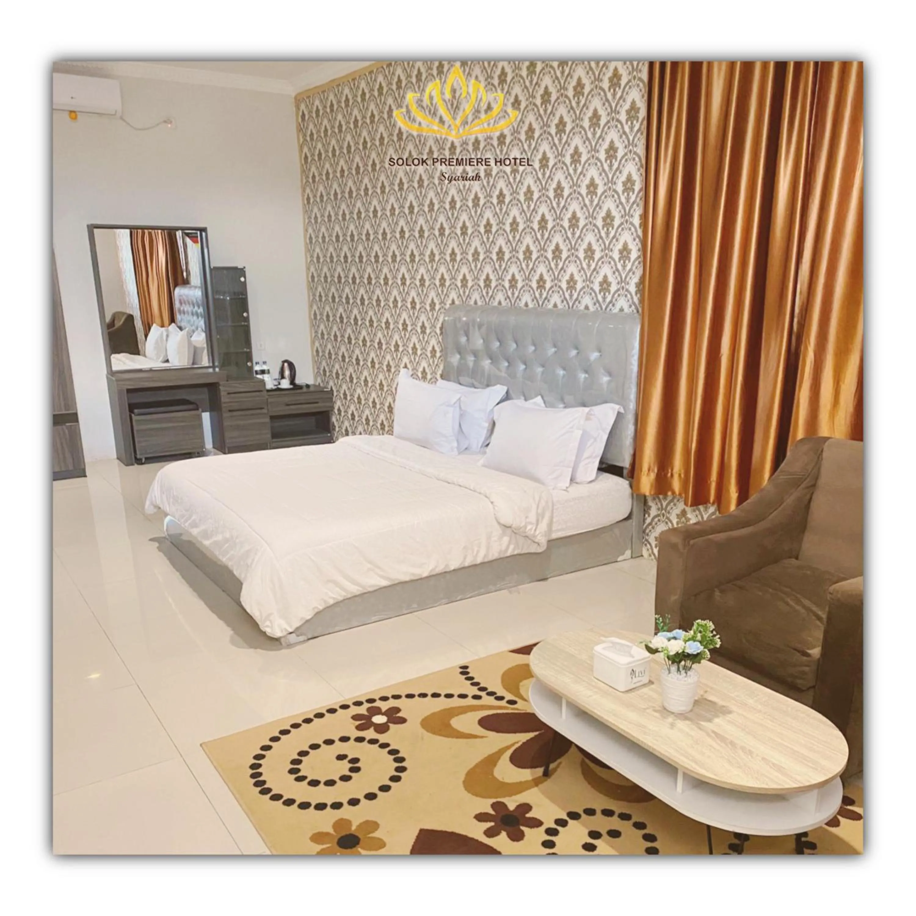 Bed in Solok Premier Hotel