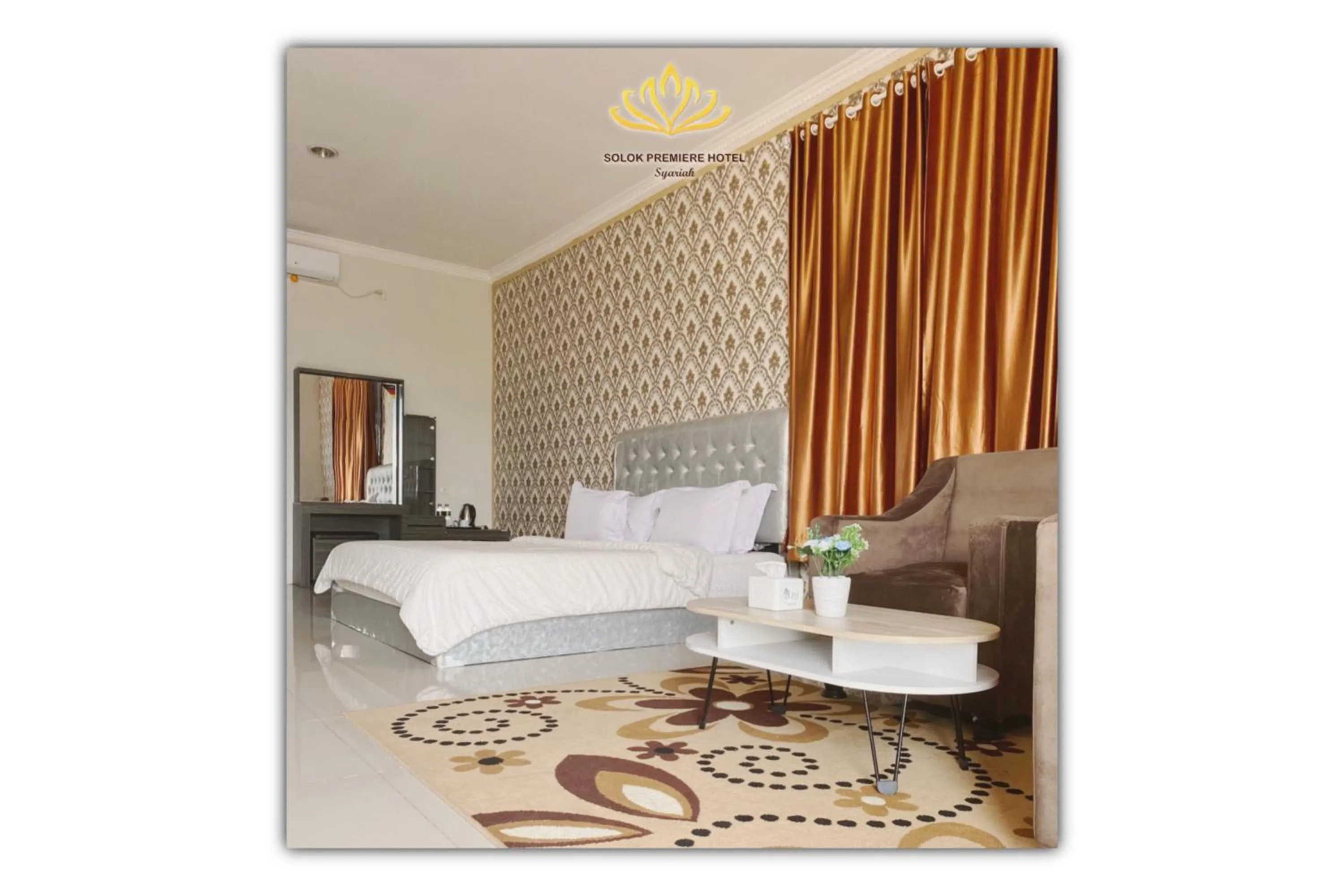 Bed in Solok Premier Hotel