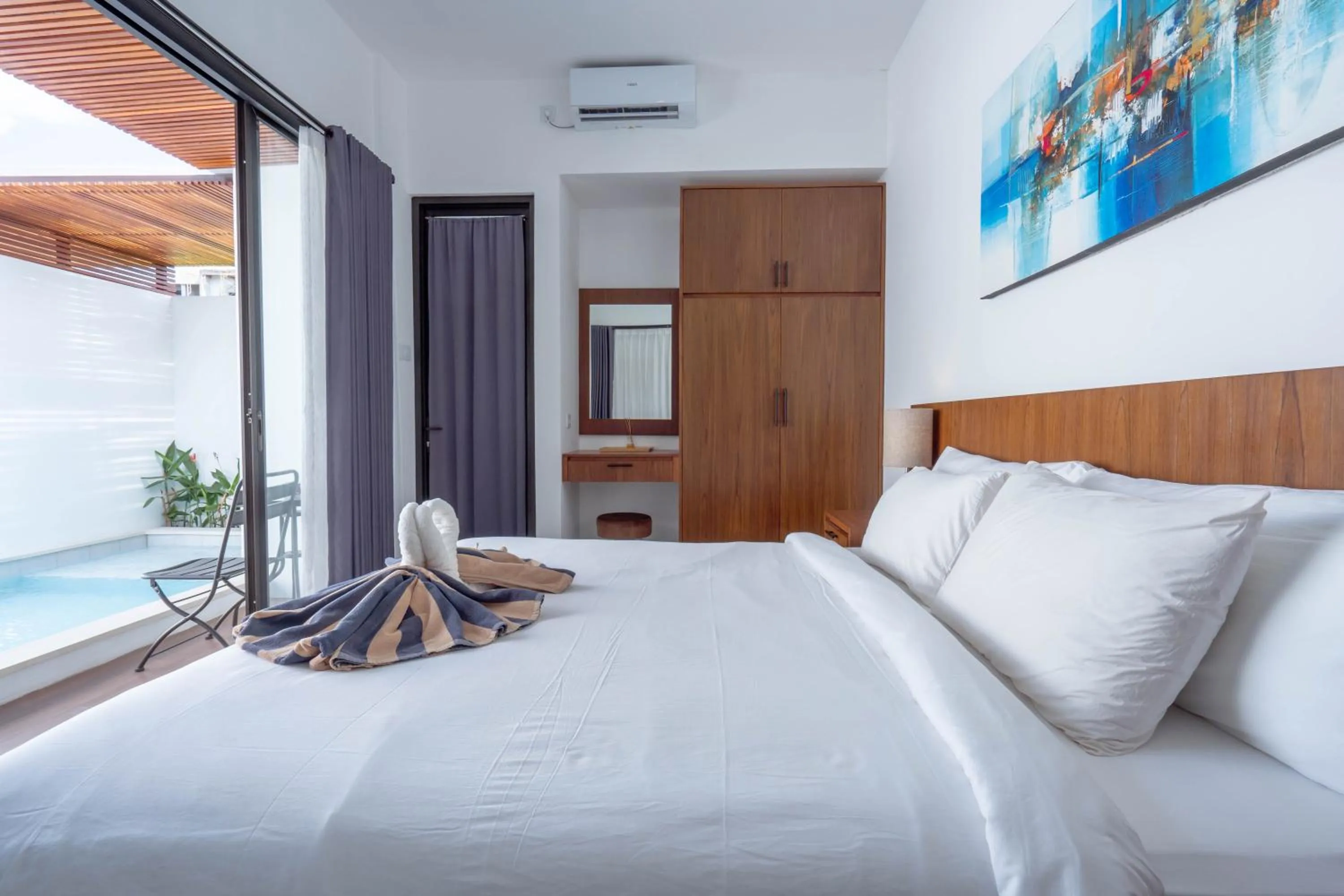 Bedroom, Bed in The Lavana De Mello's Villa Seminyak -1 Bedroom Villa with Private Pool