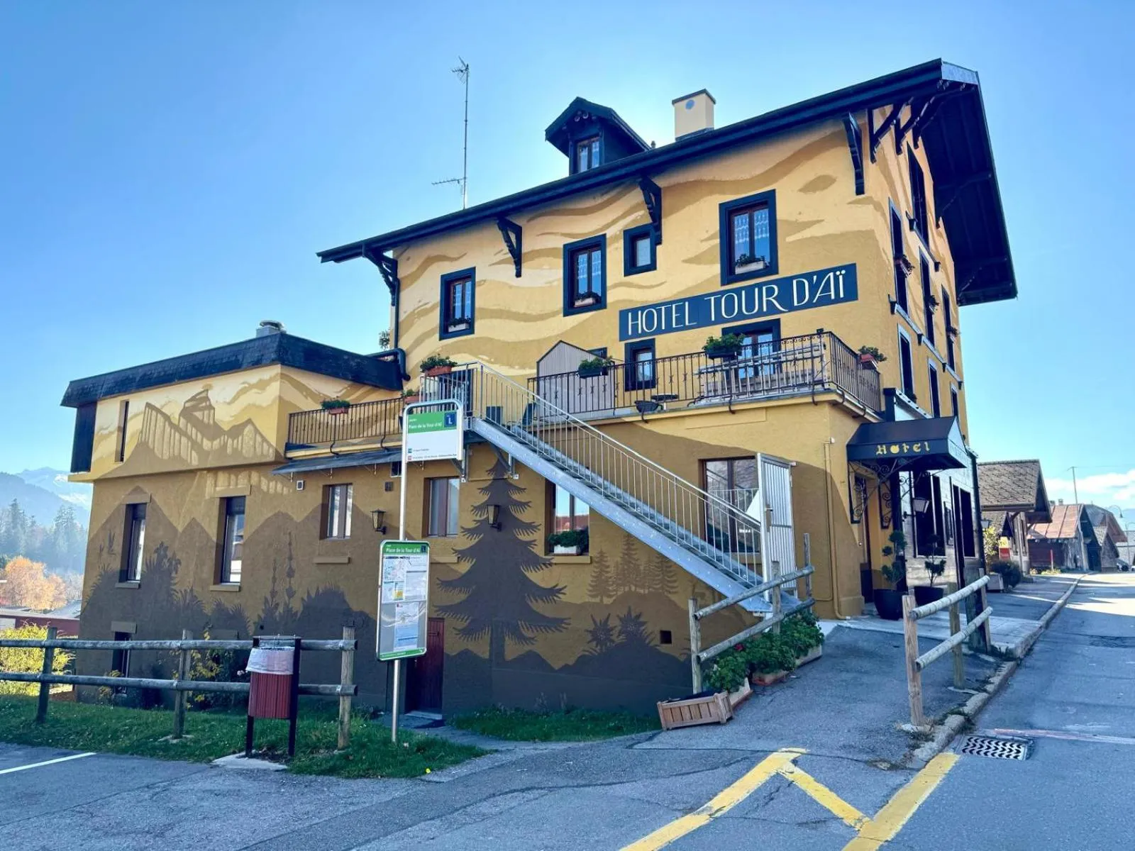 Property building in Hotel La Tour d'Aï