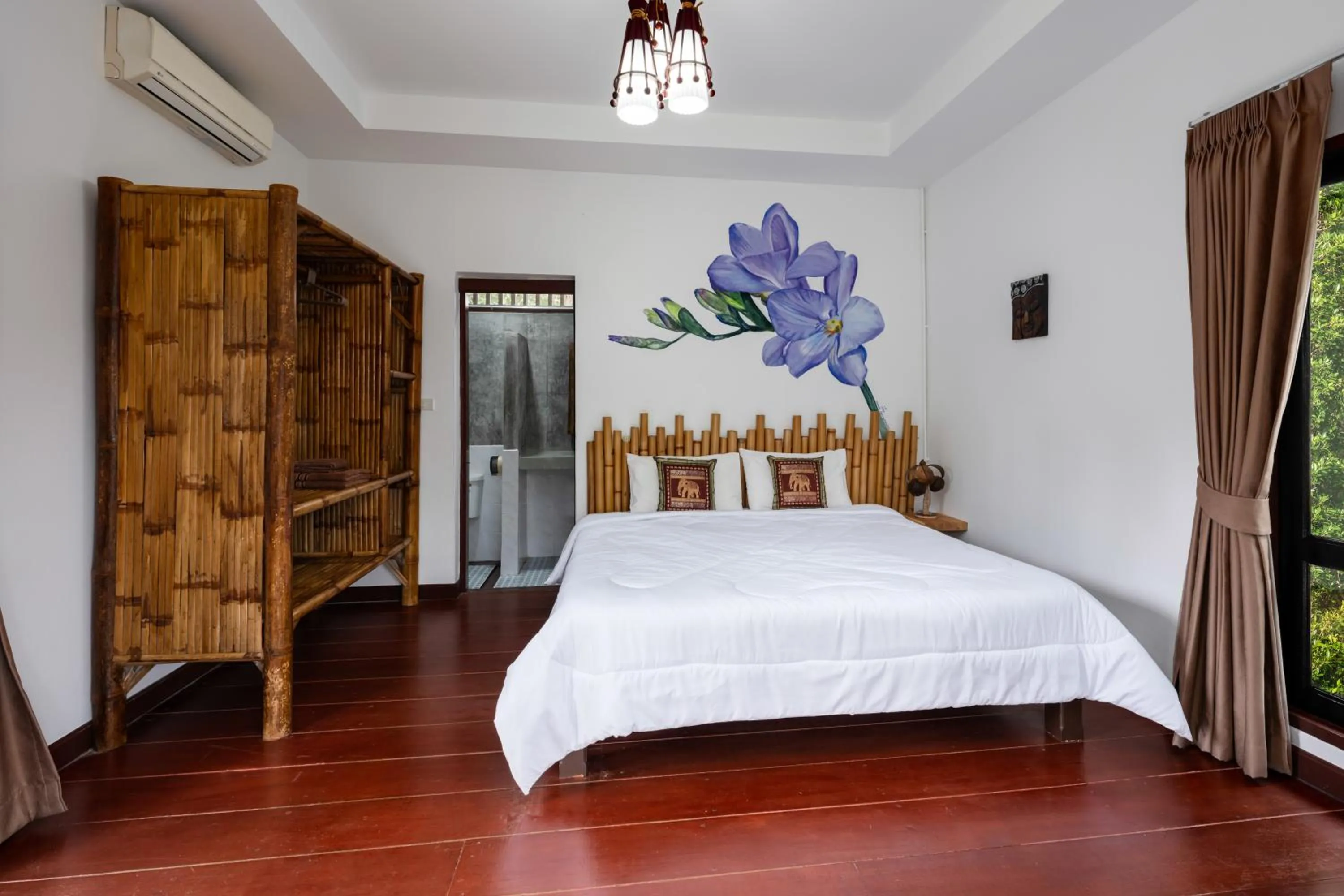 Bedroom, Bed in Tropical Heavens Garden Samui