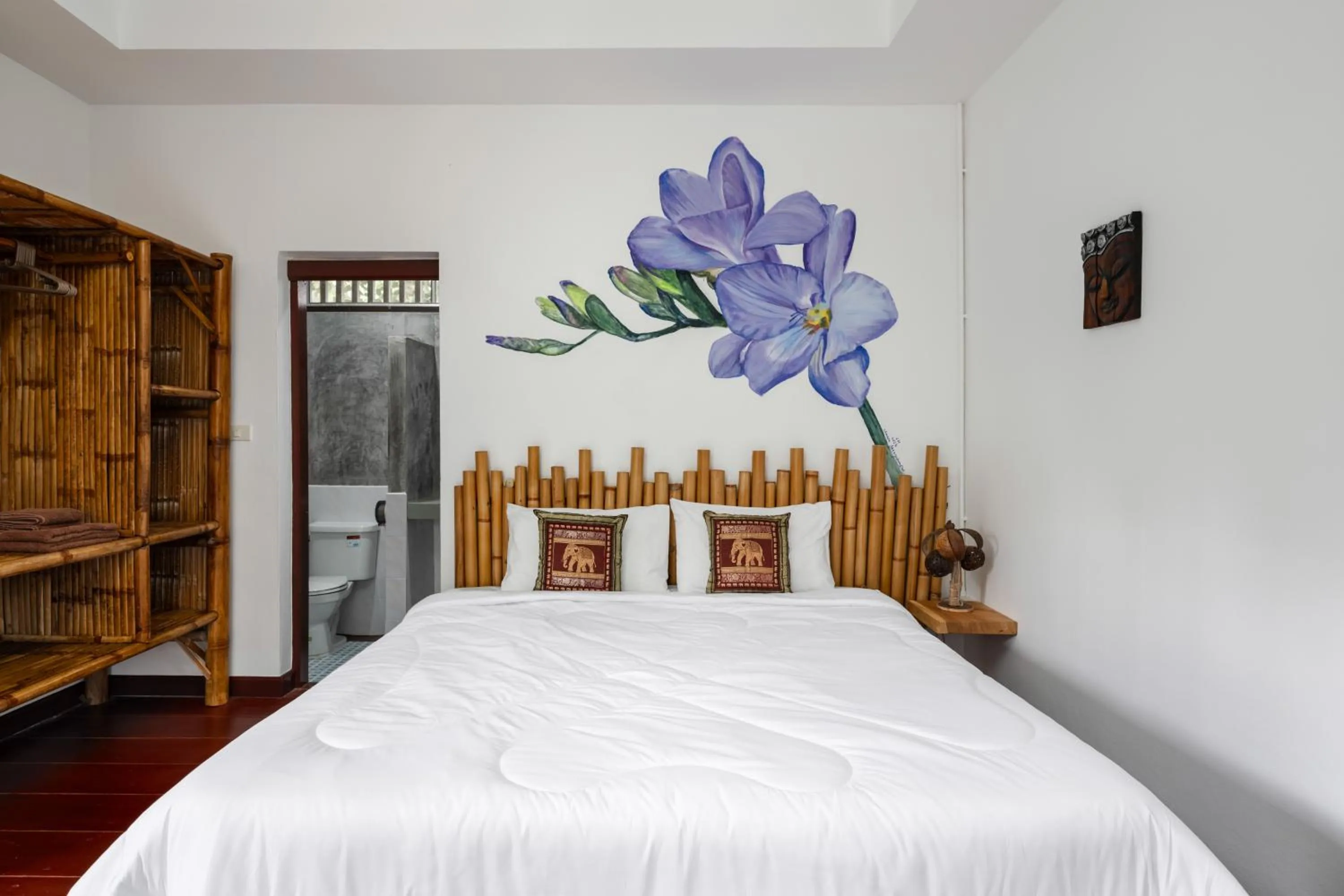 Bedroom, Bed in Tropical Heavens Garden Samui