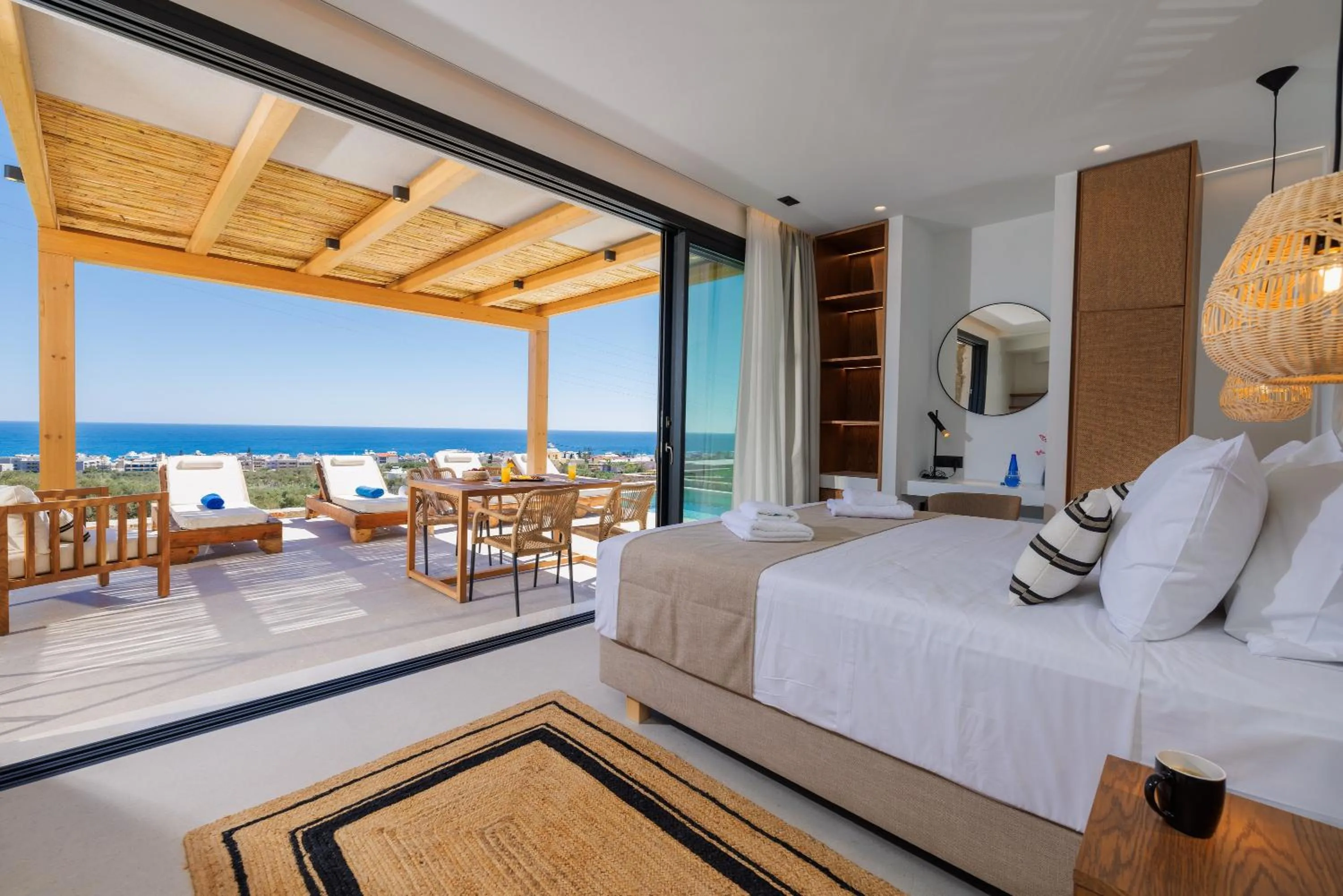 Bed in Deos Luxury Suites - Adults Only