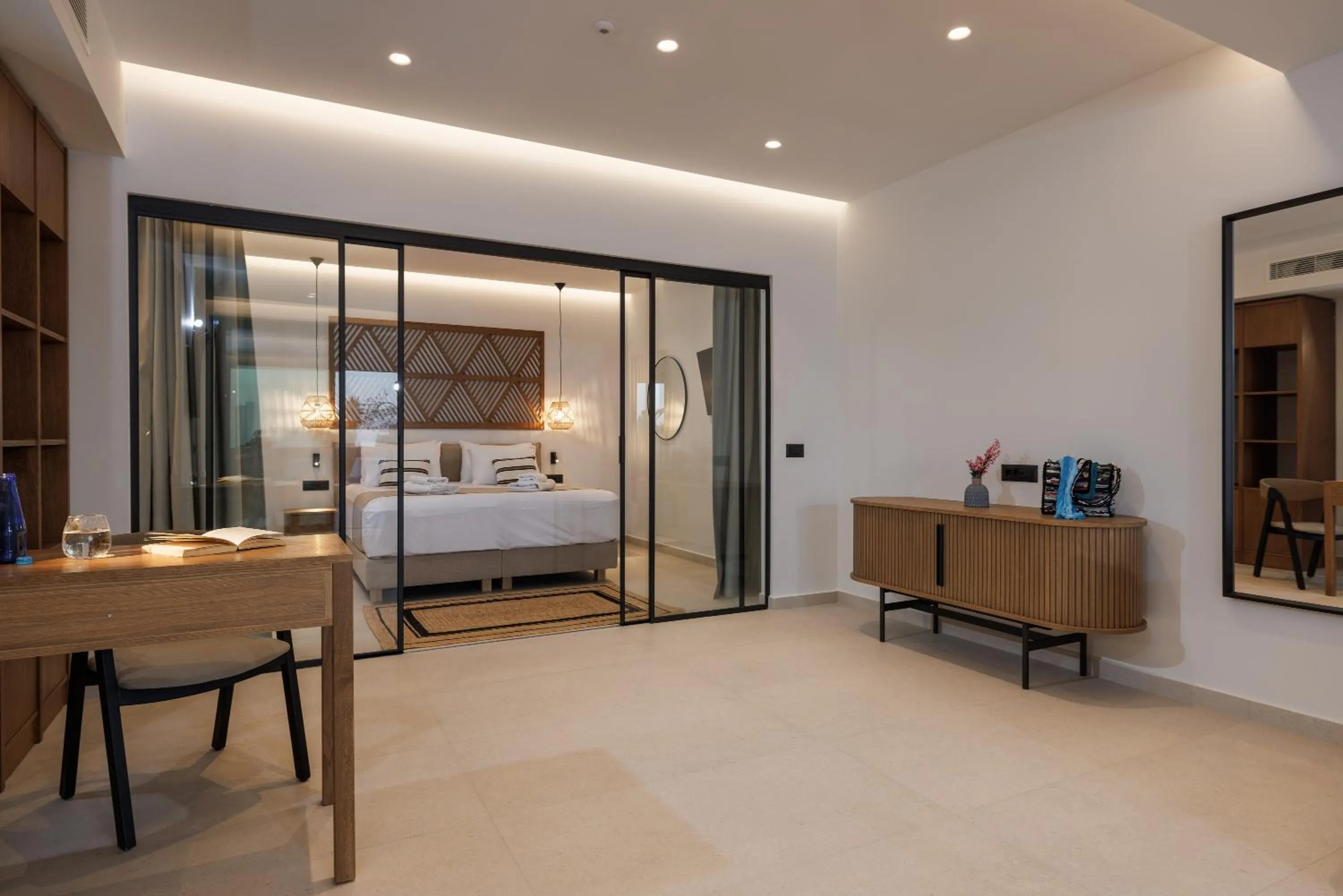 Bed in Deos Luxury Suites - Adults Only