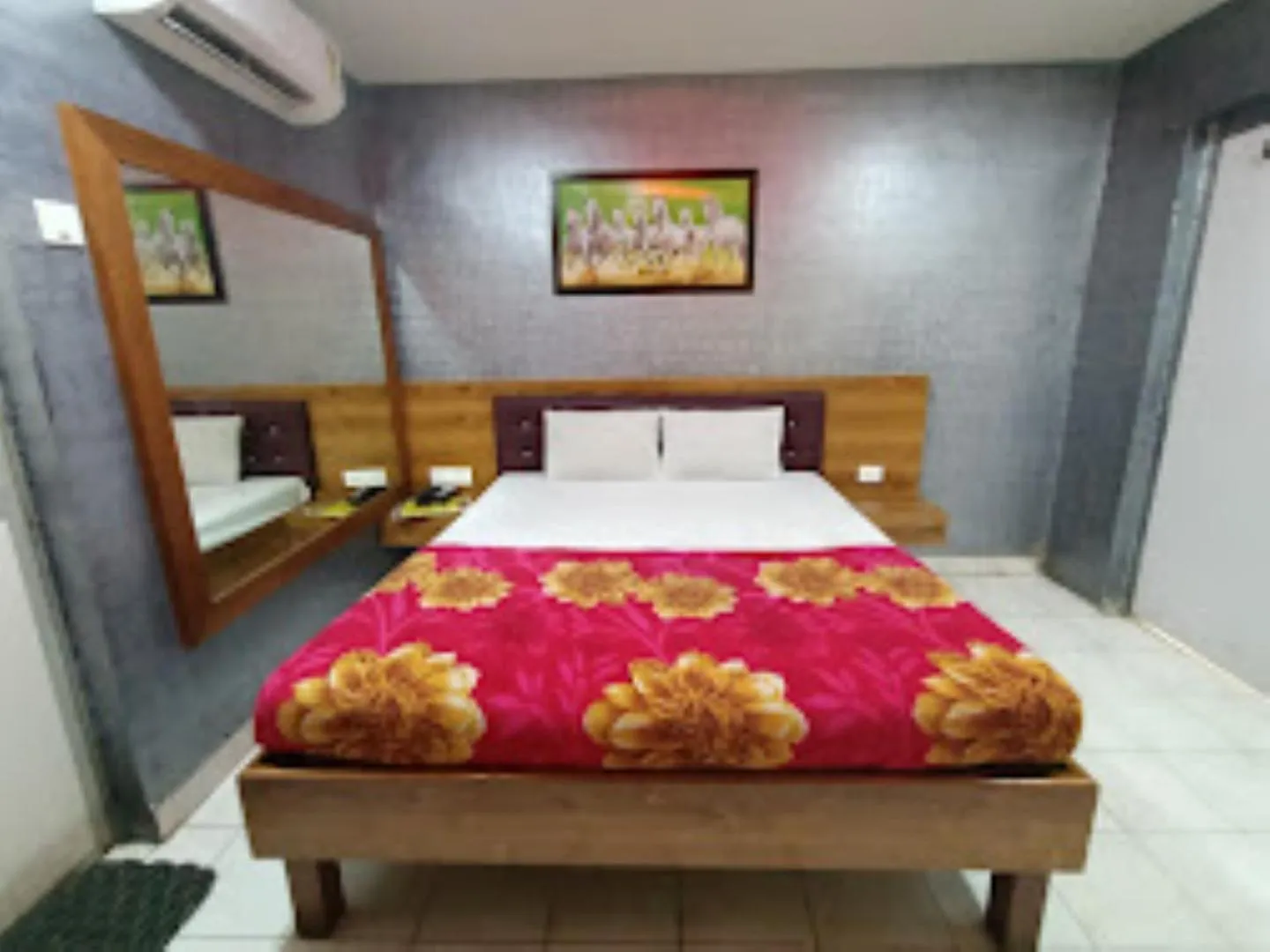 Bed in White Sand Resort Manori Mumbai