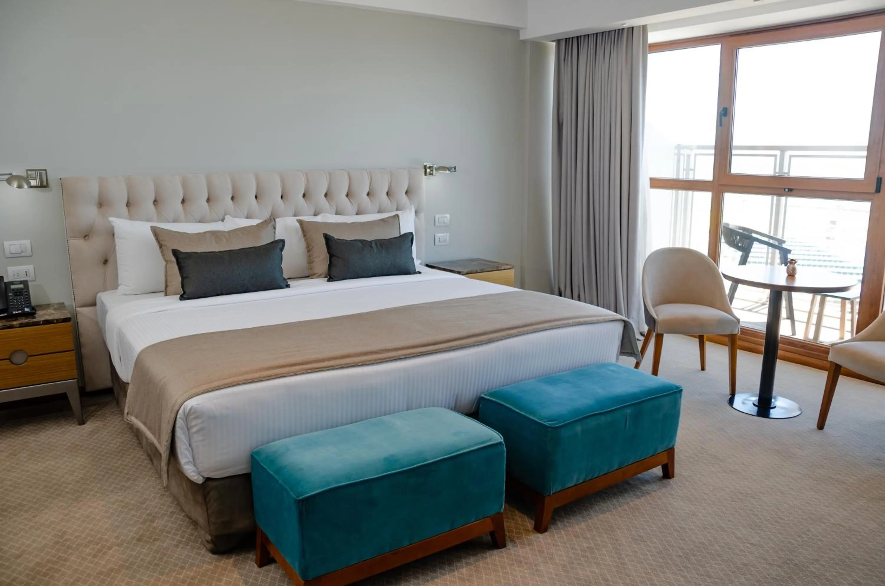 Bed in HOTEL KONKE MAR DEL PLATA