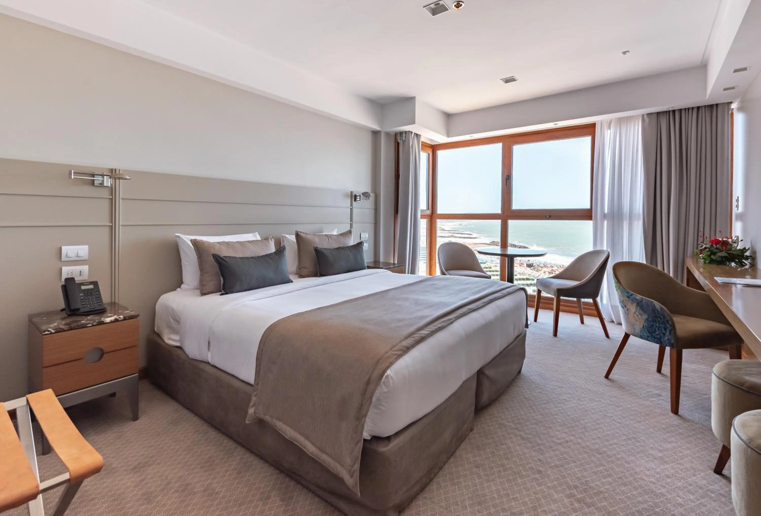 Bed in HOTEL KONKE MAR DEL PLATA