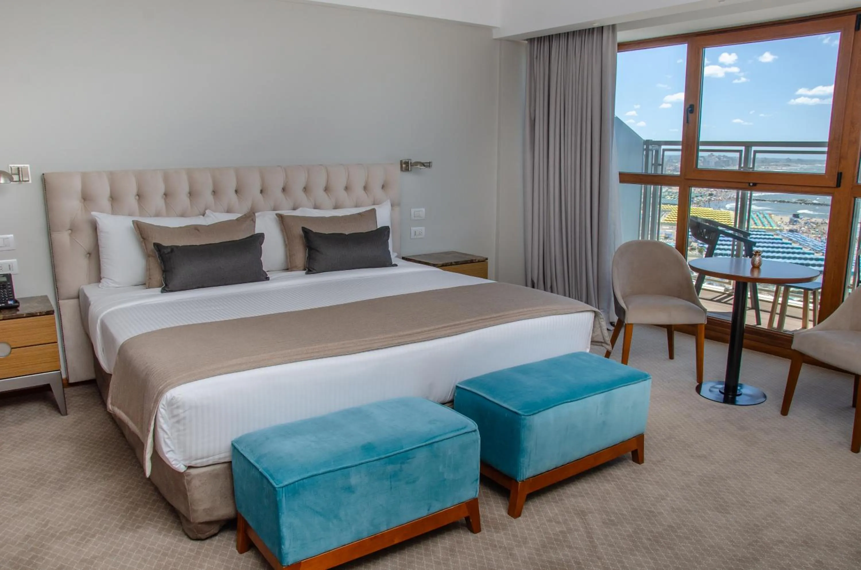 Bed in HOTEL KONKE MAR DEL PLATA