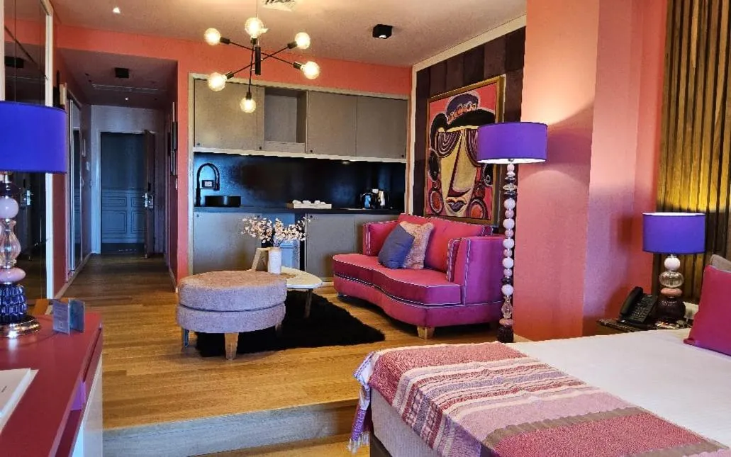 Bed in HOTEL KONKE MAR DEL PLATA