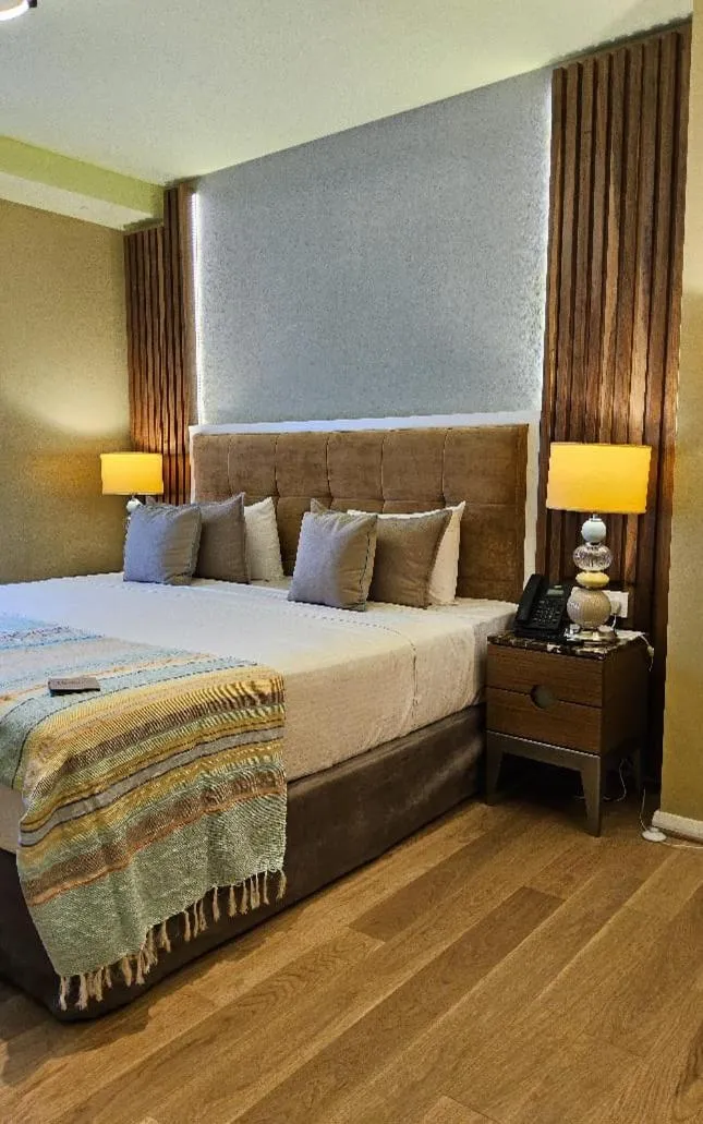 Bed in HOTEL KONKE MAR DEL PLATA