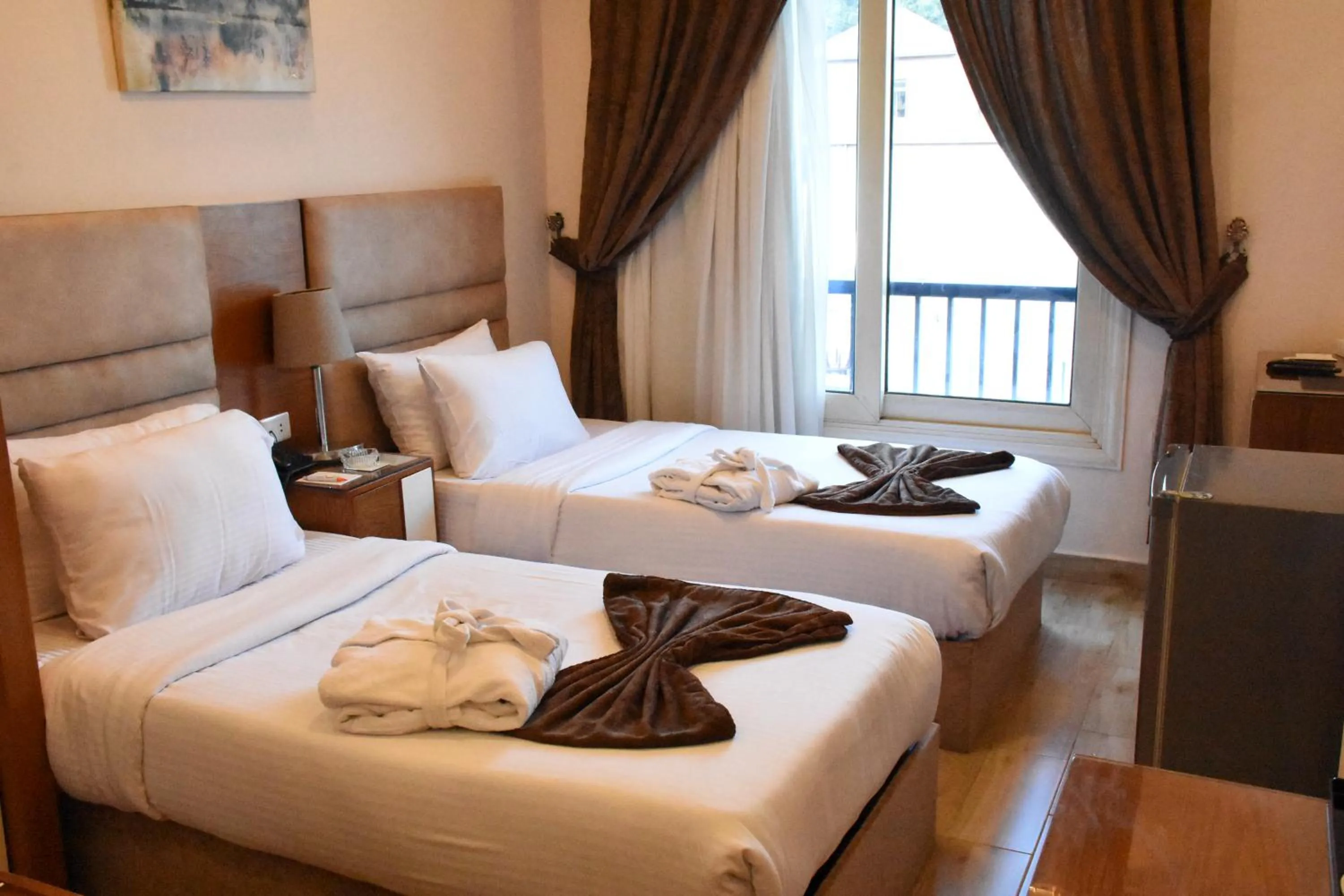 Bed in Jewel Zamalek Hotel