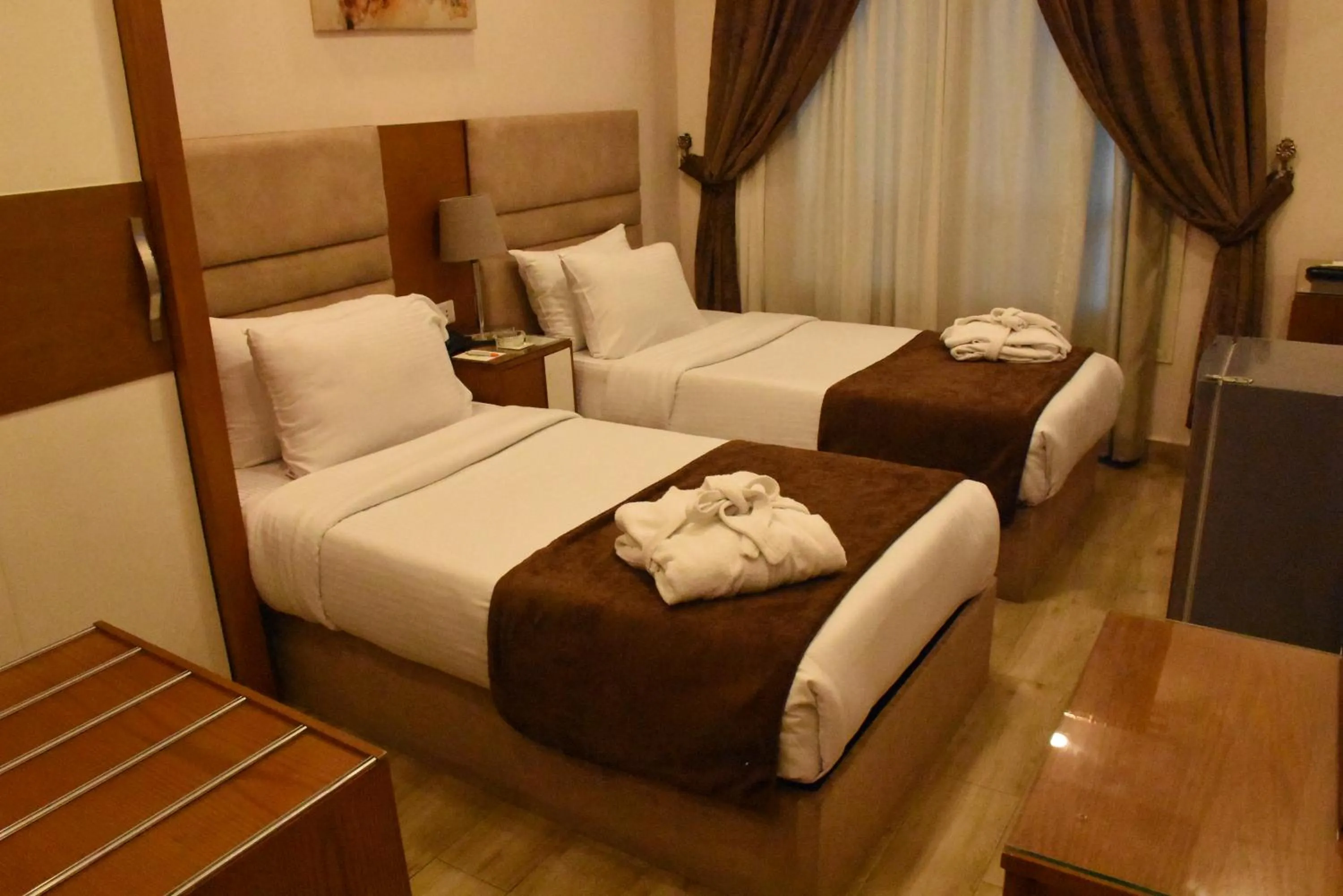 Bed in Jewel Zamalek Hotel