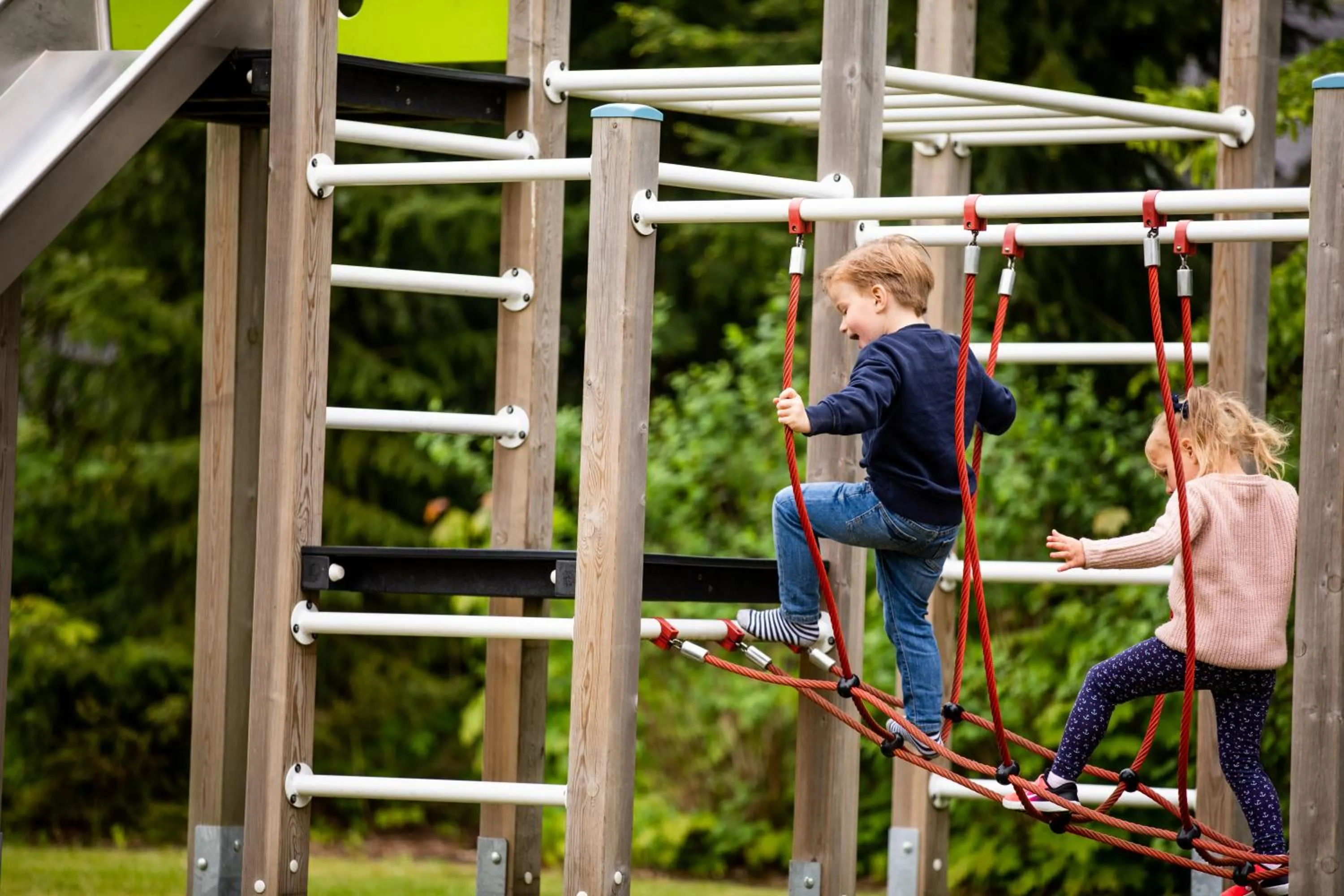 Children play ground in Hof van Salland Hellendoorn