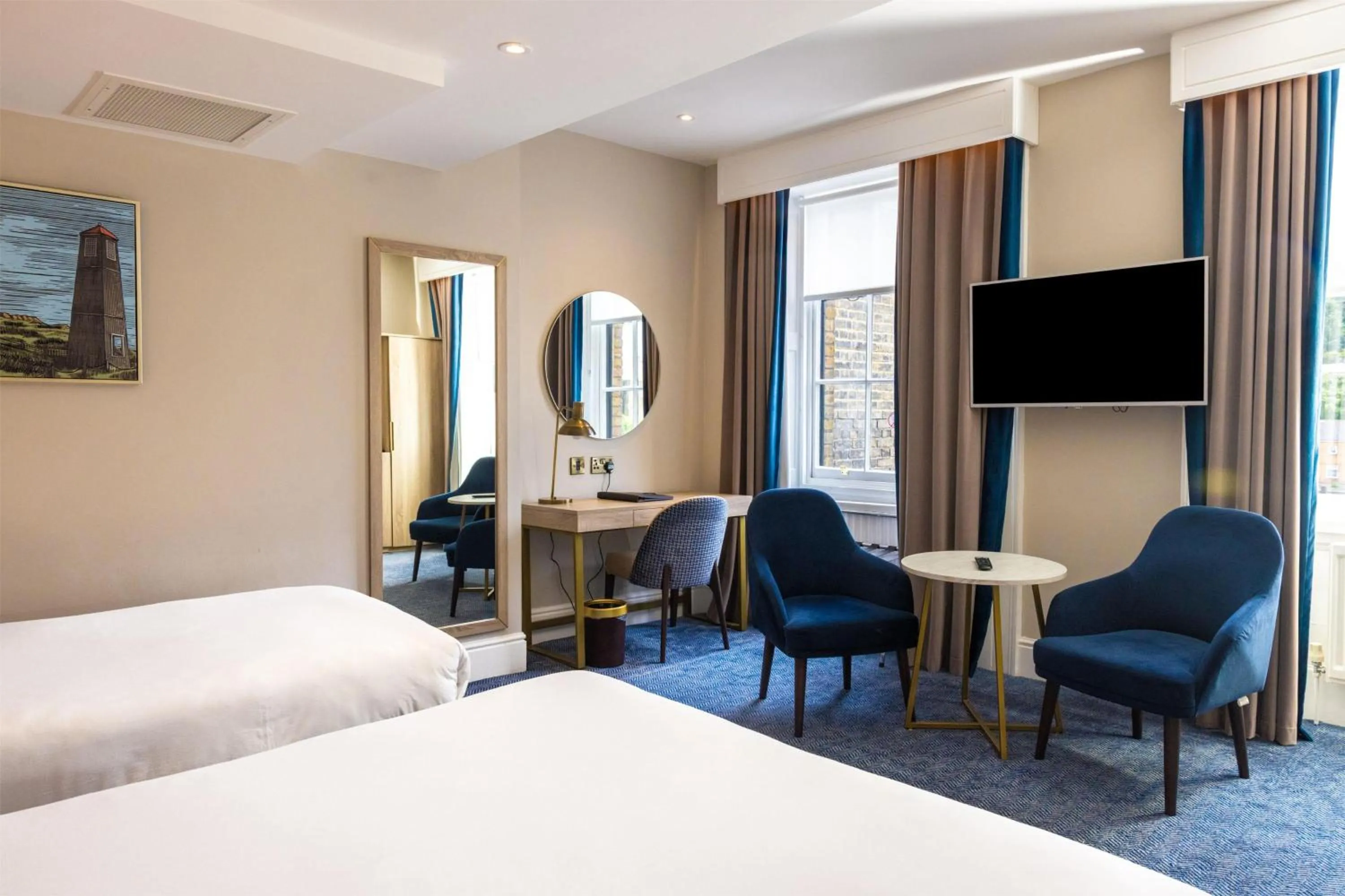 Bedroom, Bed in Dover Marina Hotel & Spa, Tapestry Collection by Hilton