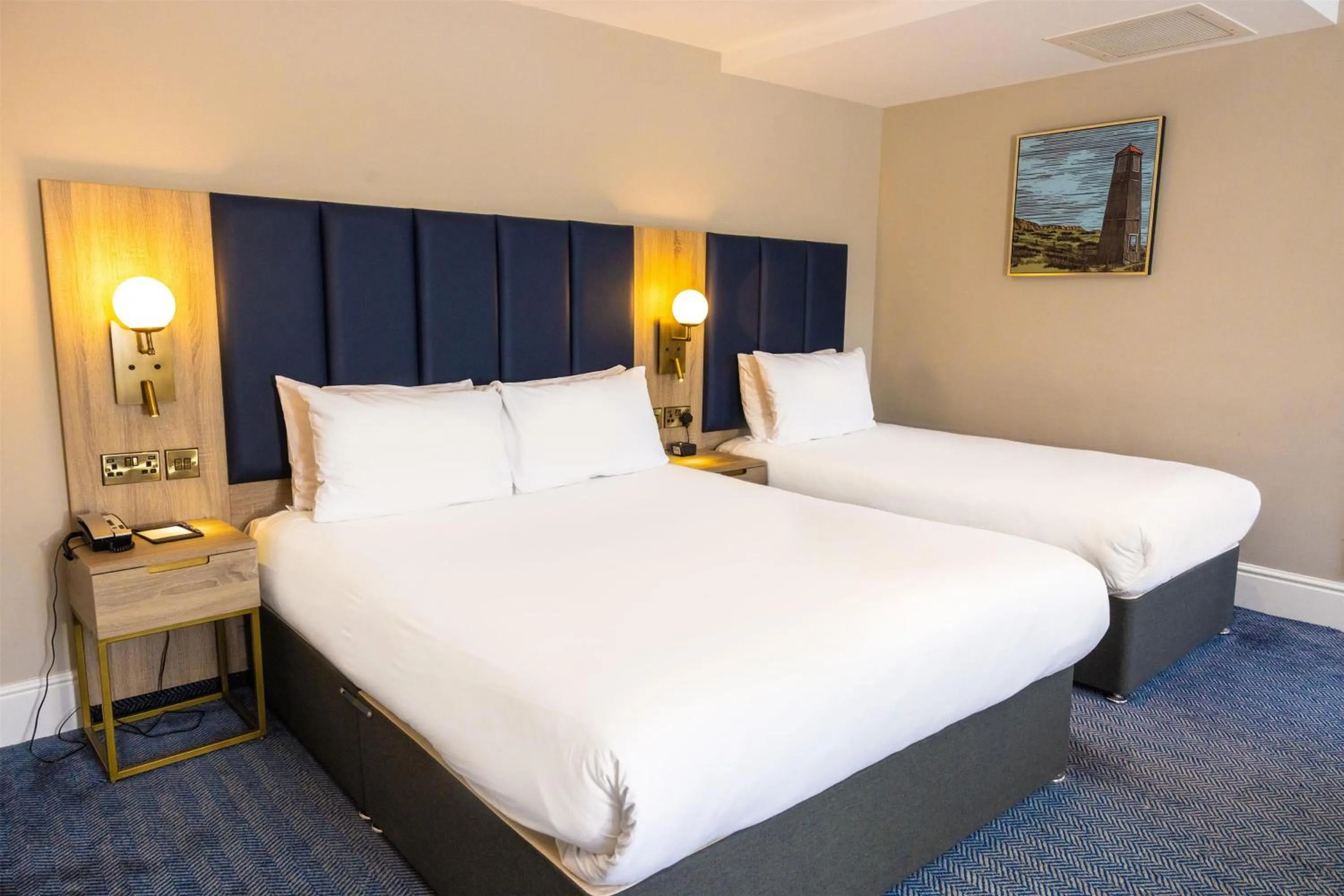 Bed in Dover Marina Hotel & Spa, Tapestry Collection by Hilton
