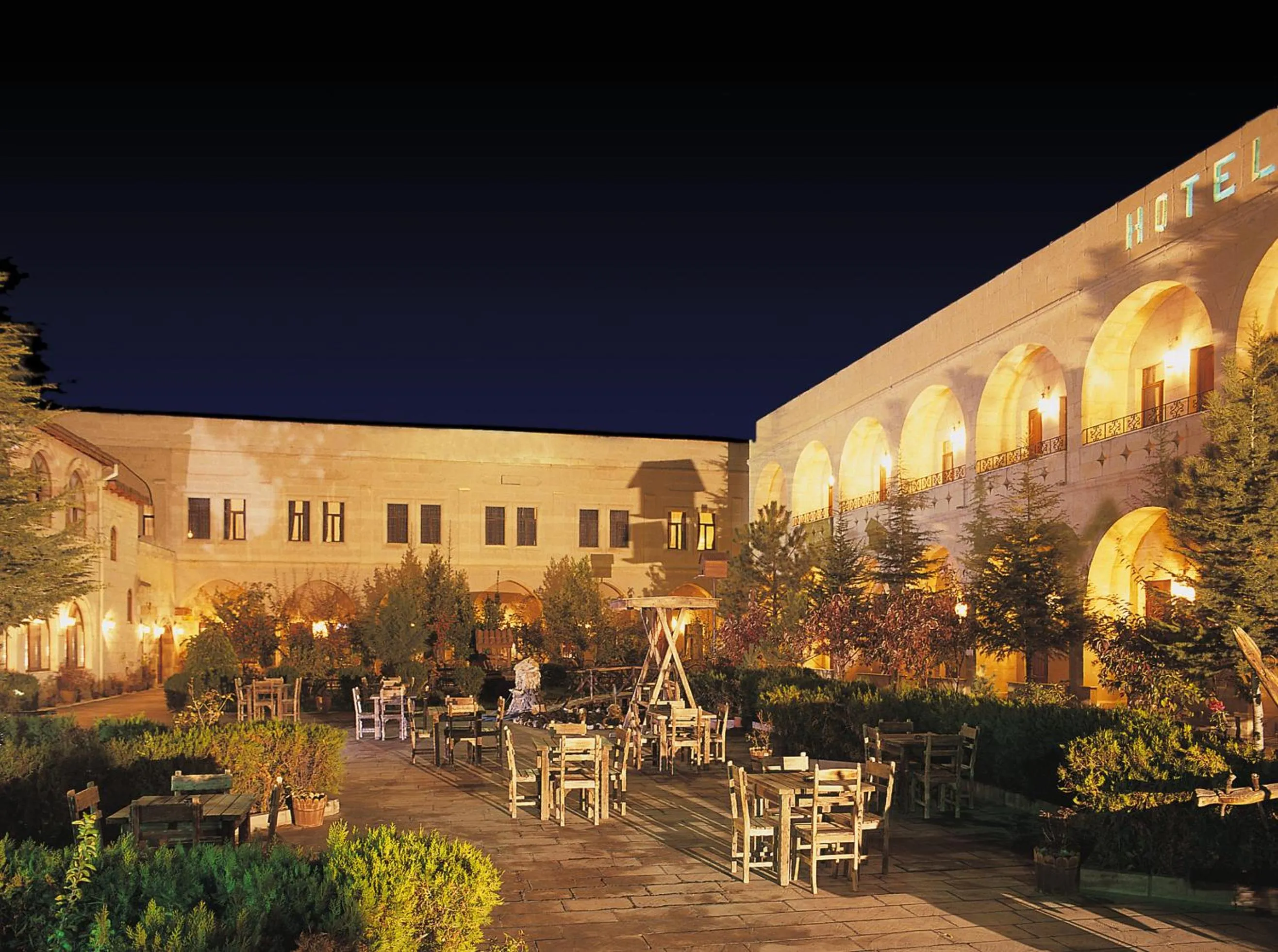 Garden in Burcu Kaya Hotel