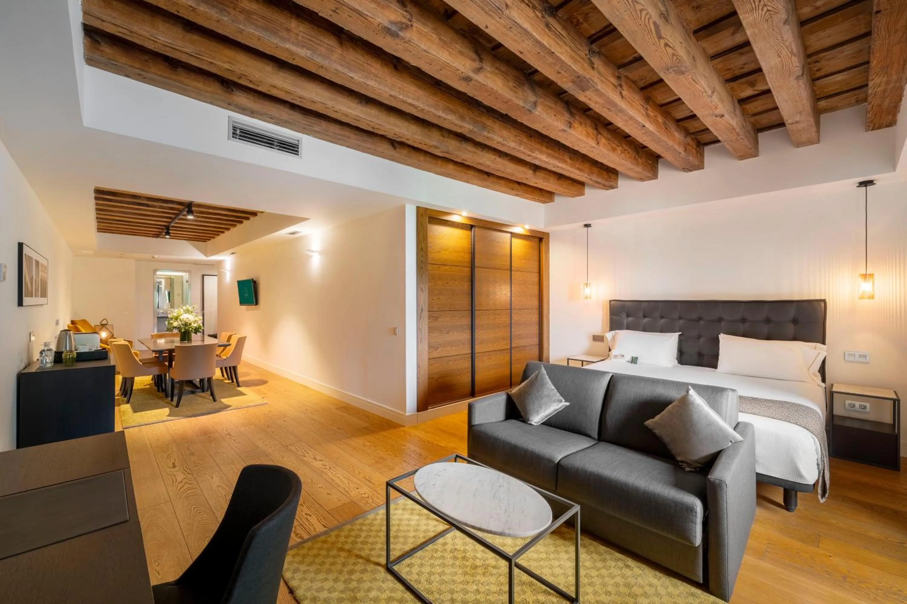 Bed in Áurea Convento Capuchinos by Eurostars Hotel Company