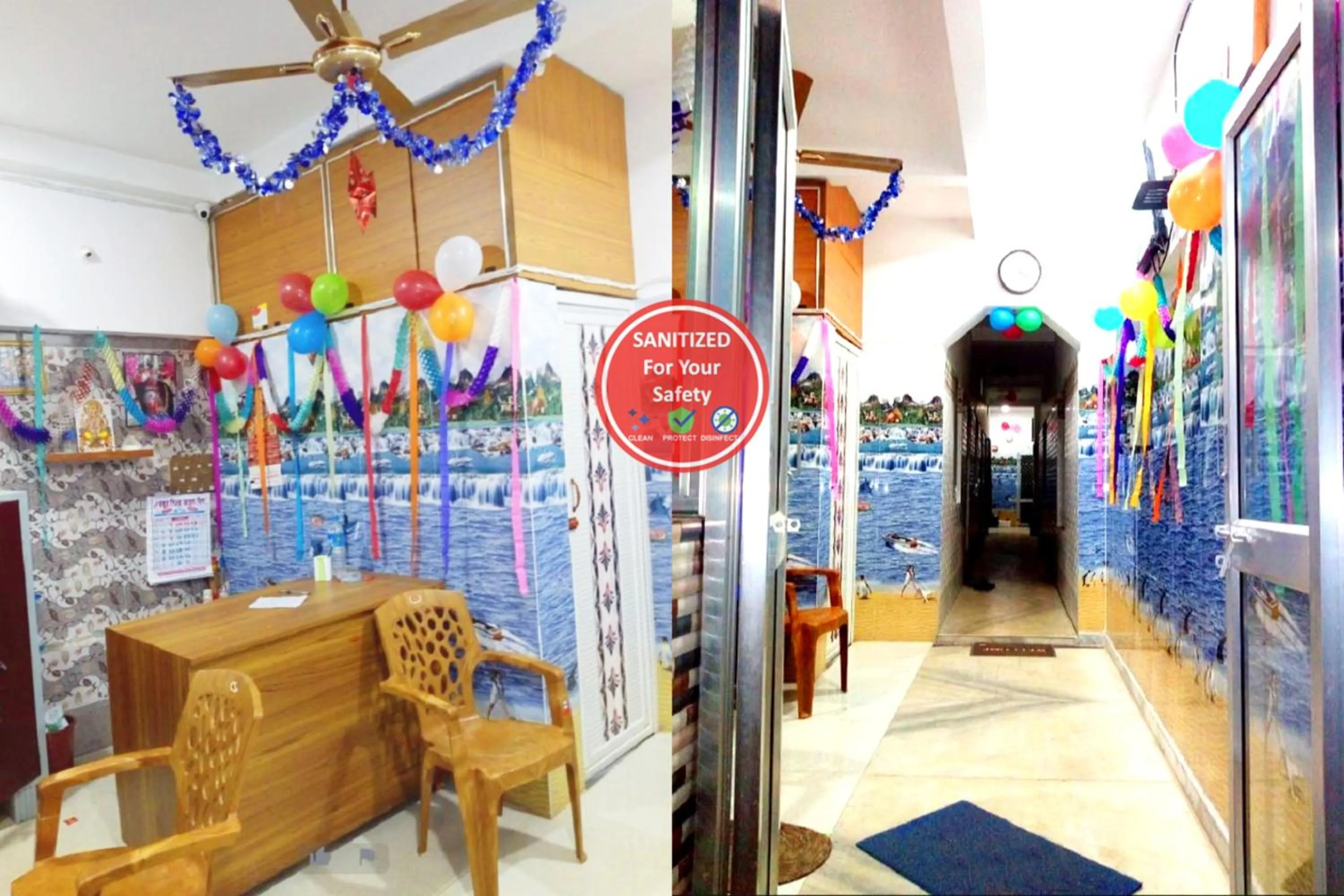 Lobby or reception in Goroomgo Pranab Sadan Puri