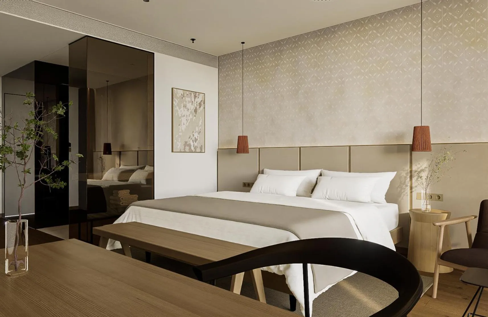 Bed in Hotel Materra