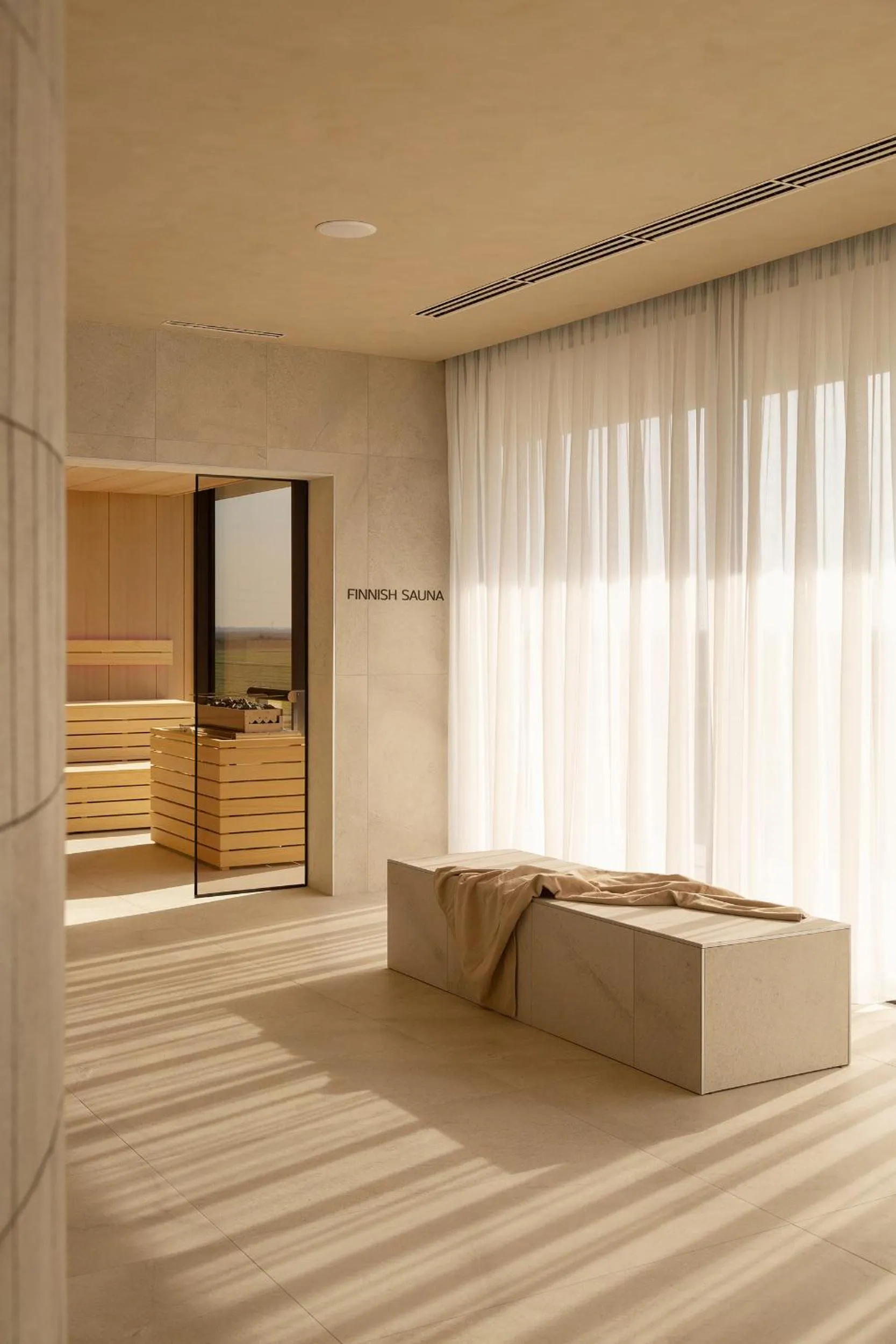 Sauna, Bed in Hotel Materra