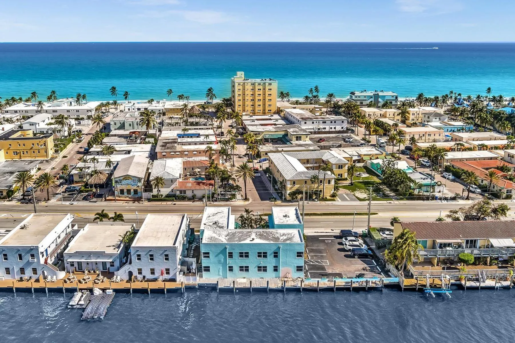 Property building in Coastal Sunset
