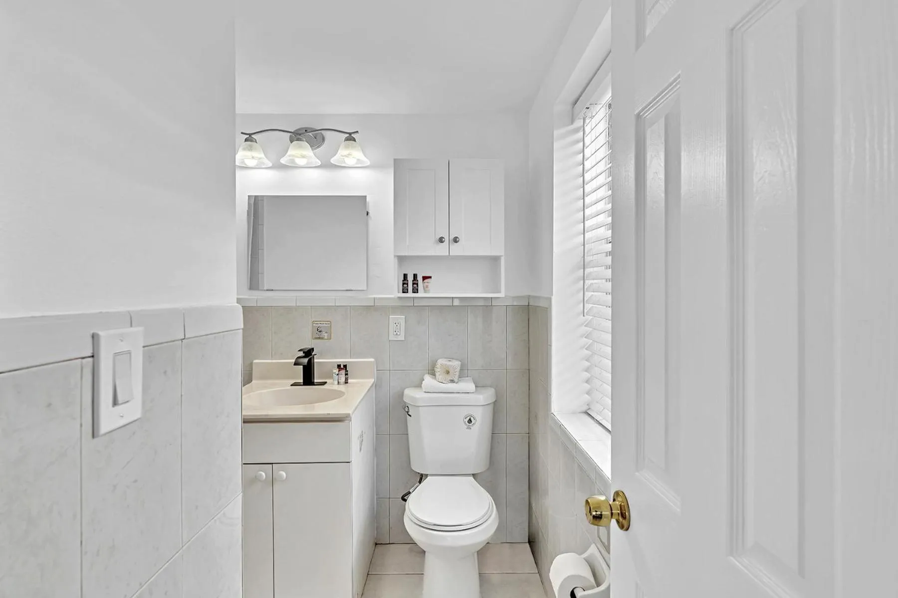 Bathroom in Coastal Sunset