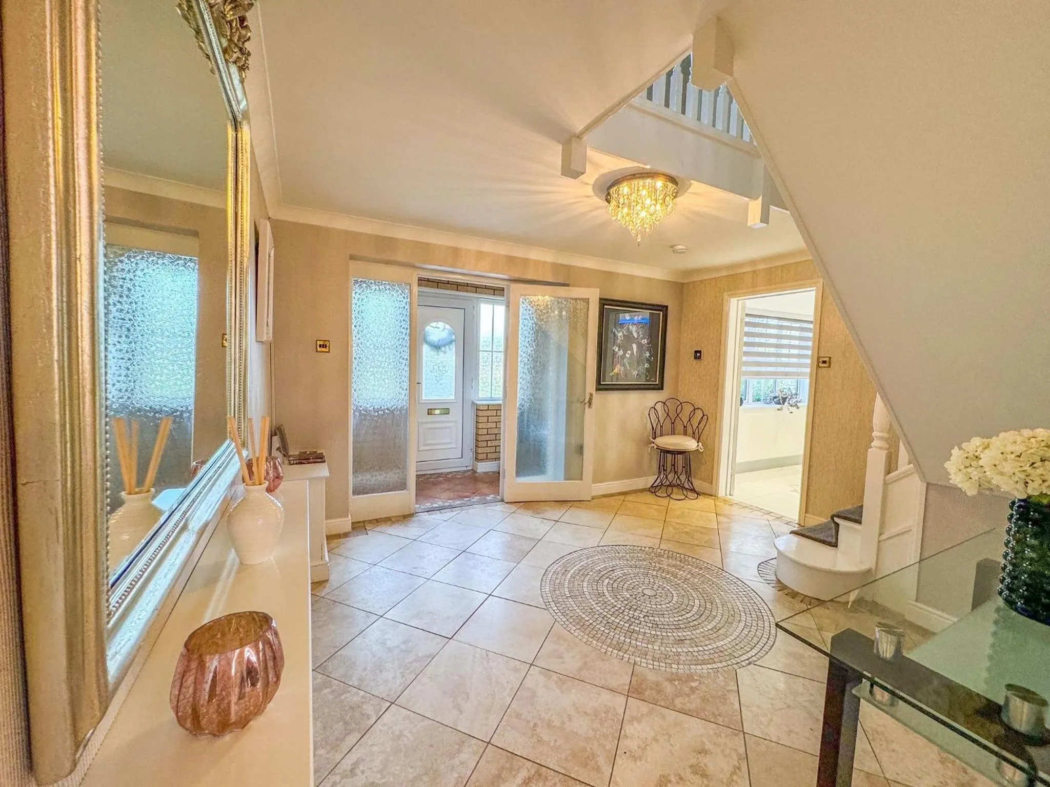 Lobby or reception, Bed in The Firs